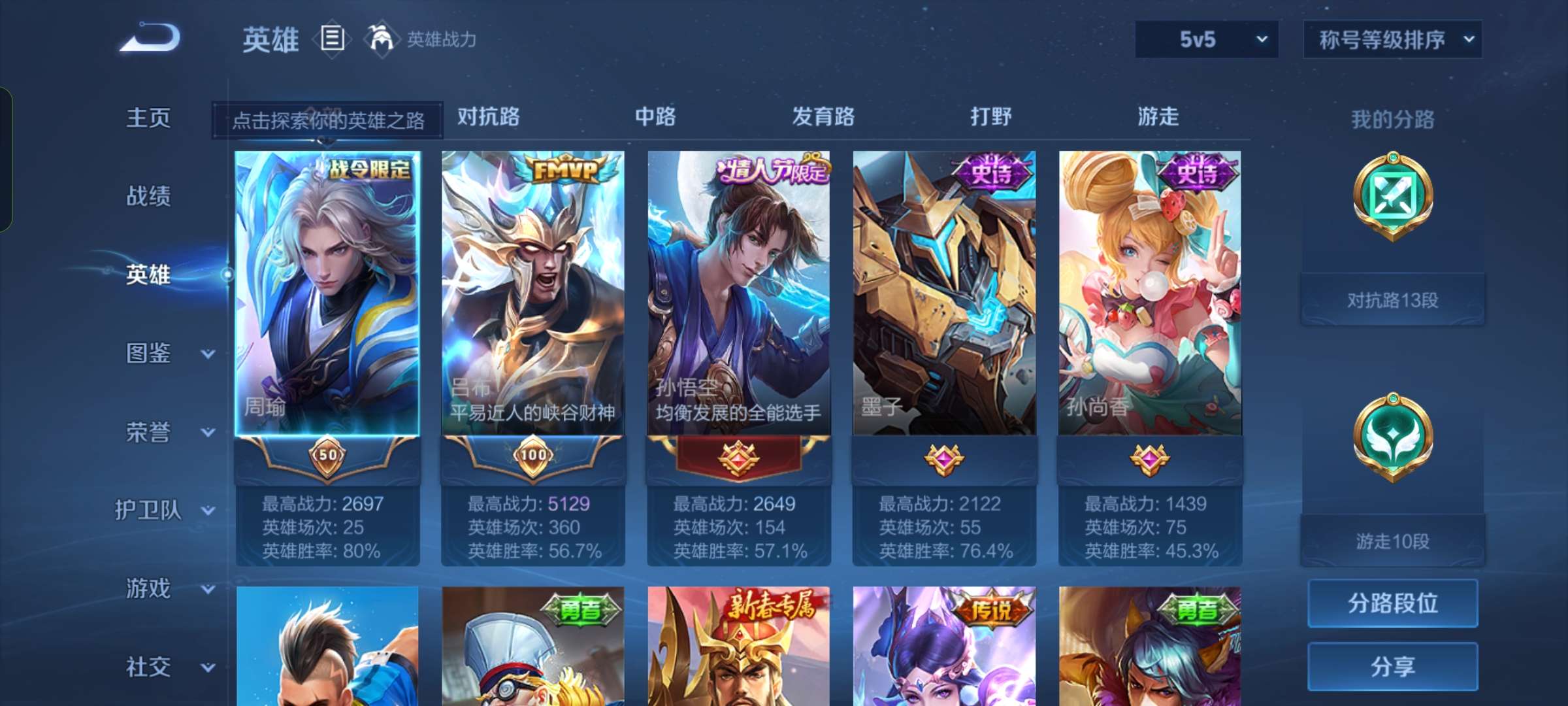 WZCMW3313719王者荣耀账号详情图3