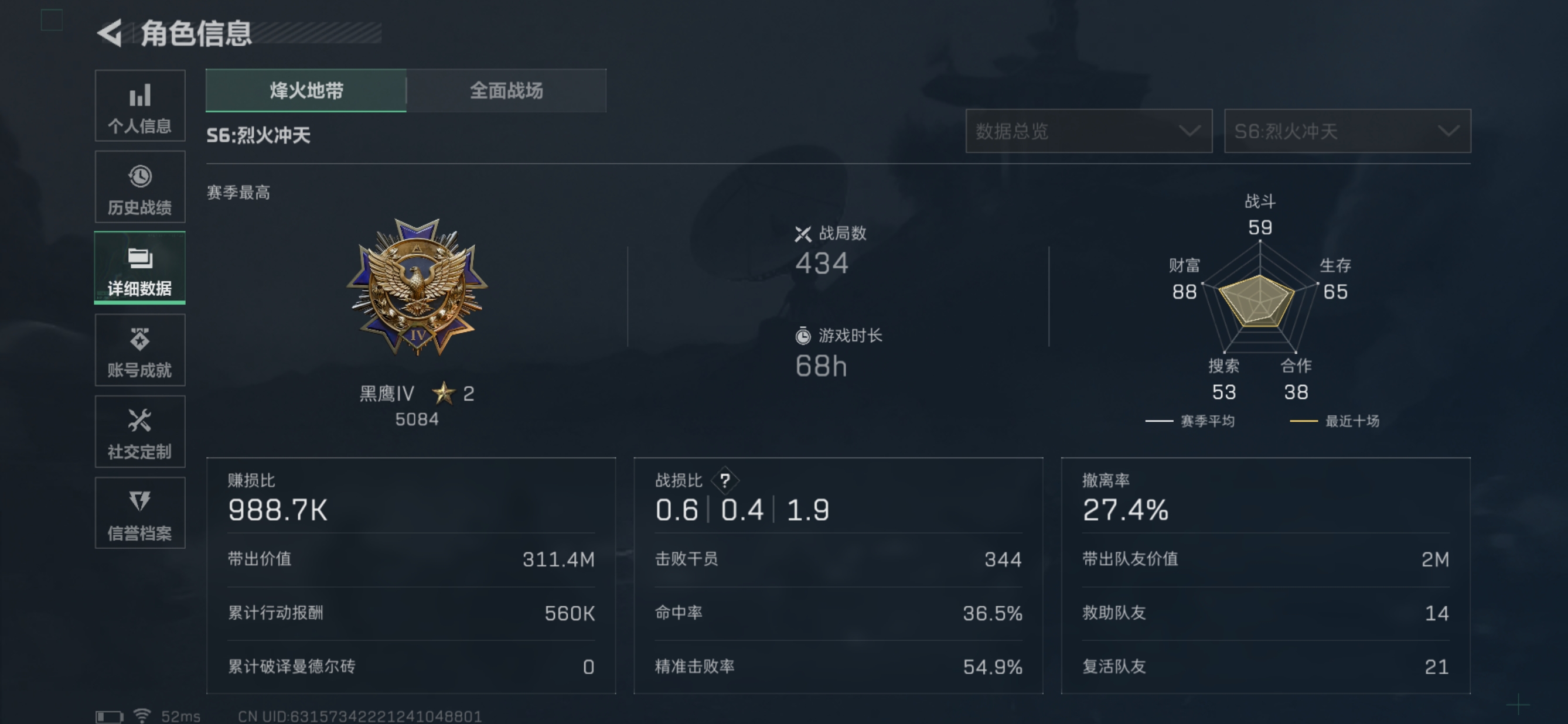 SJZCMW349883三角洲行动账号详情图3