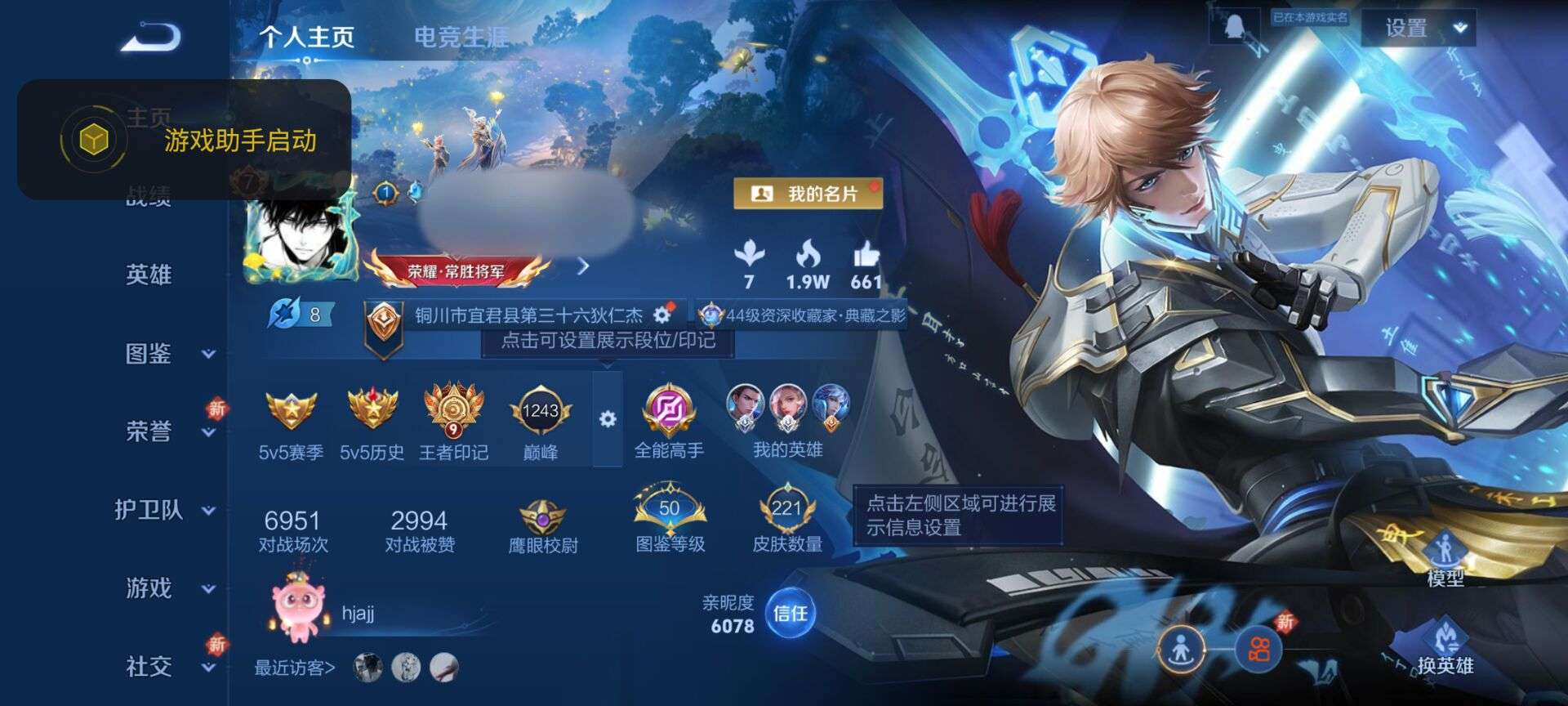 WZQM3347553王者荣耀账号详情图2