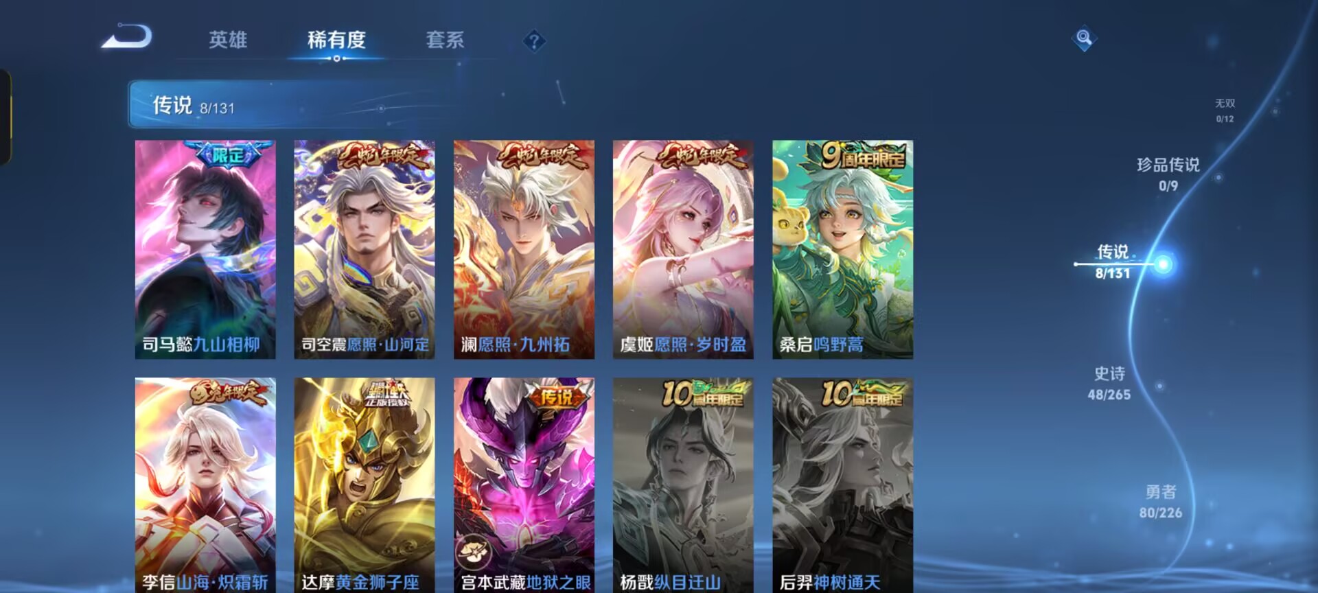 WZCMW3403643王者荣耀账号详情图5