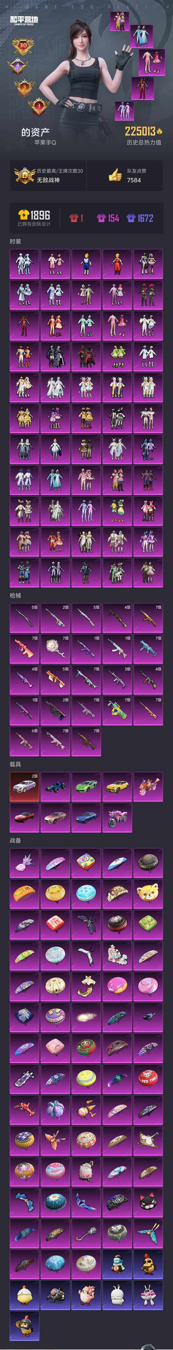 HPQM3396599和平精英账号详情图3 HPQM3396599和平精英账号详情图3