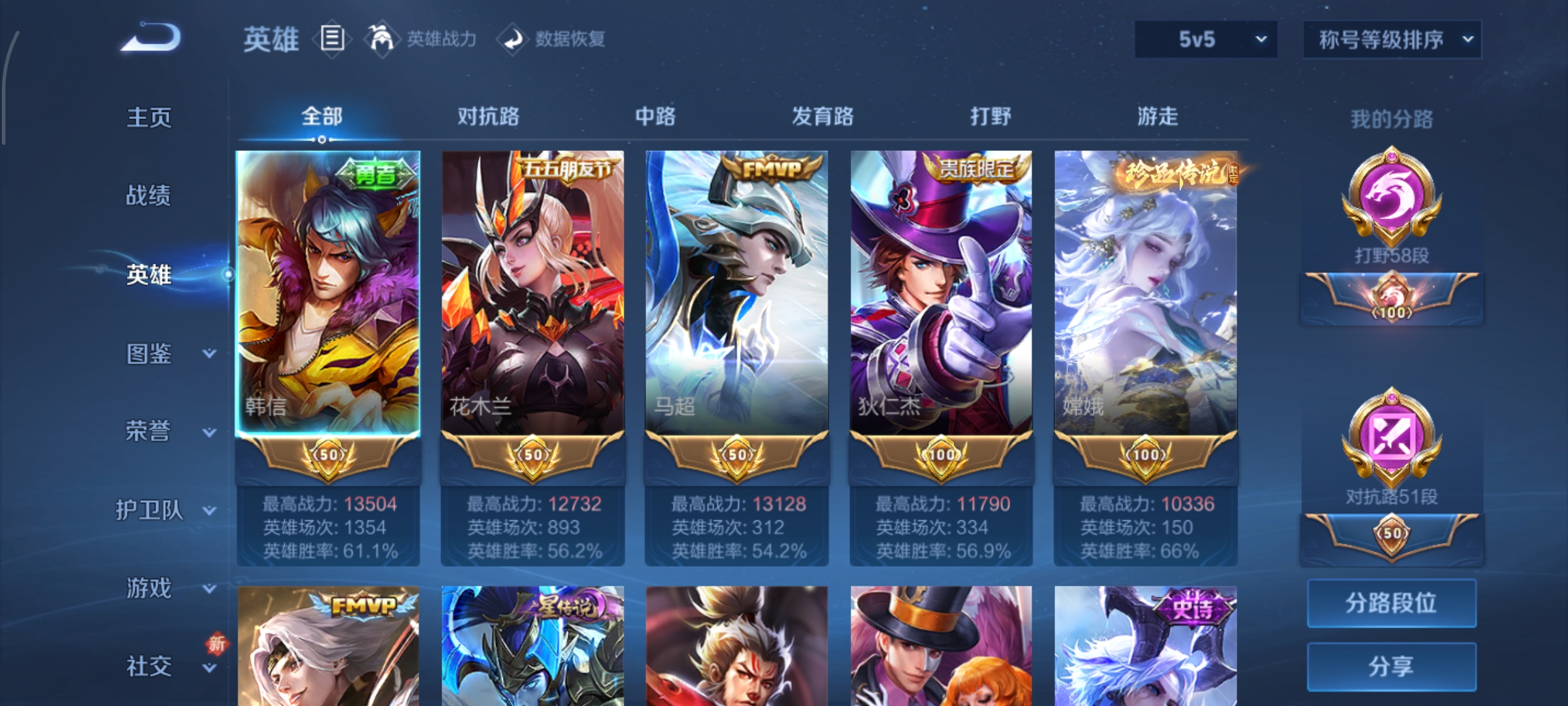 WZCMW3403684王者荣耀账号详情图2