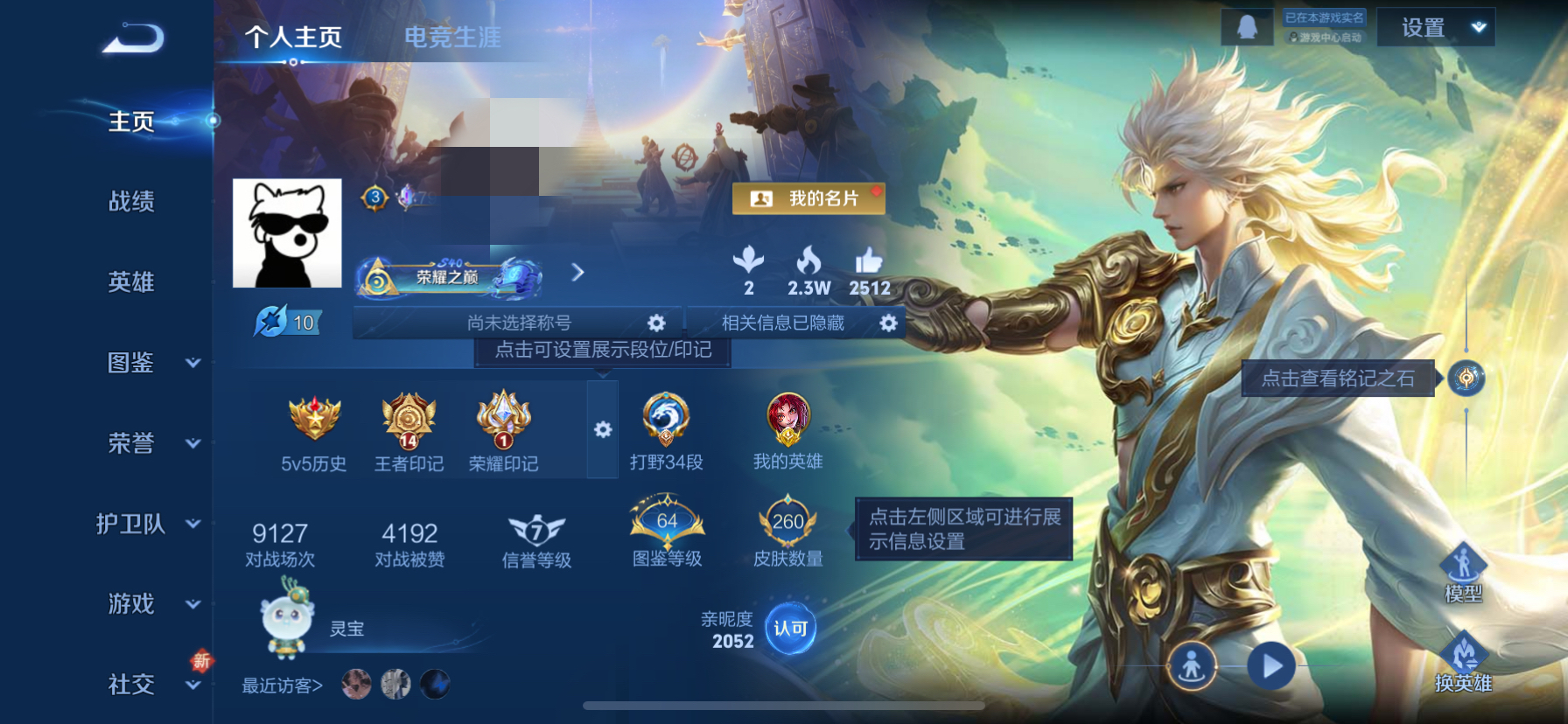 王者荣耀账号苹果QQ125英雄-260皮肤-WLWZ784【v8 传说19 典藏2 无双3】苹果Q-260皮肤-125英