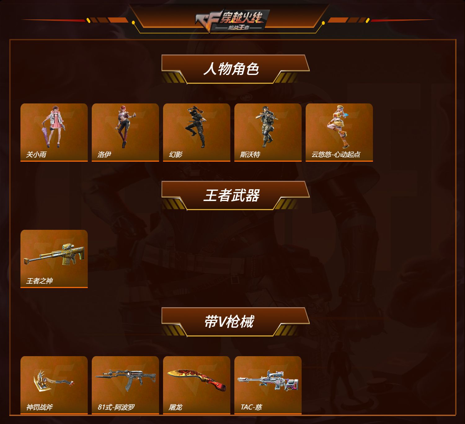 CFMQM368609枪战王者账号详情图2 CFMQM368609枪战王者账号详情图2