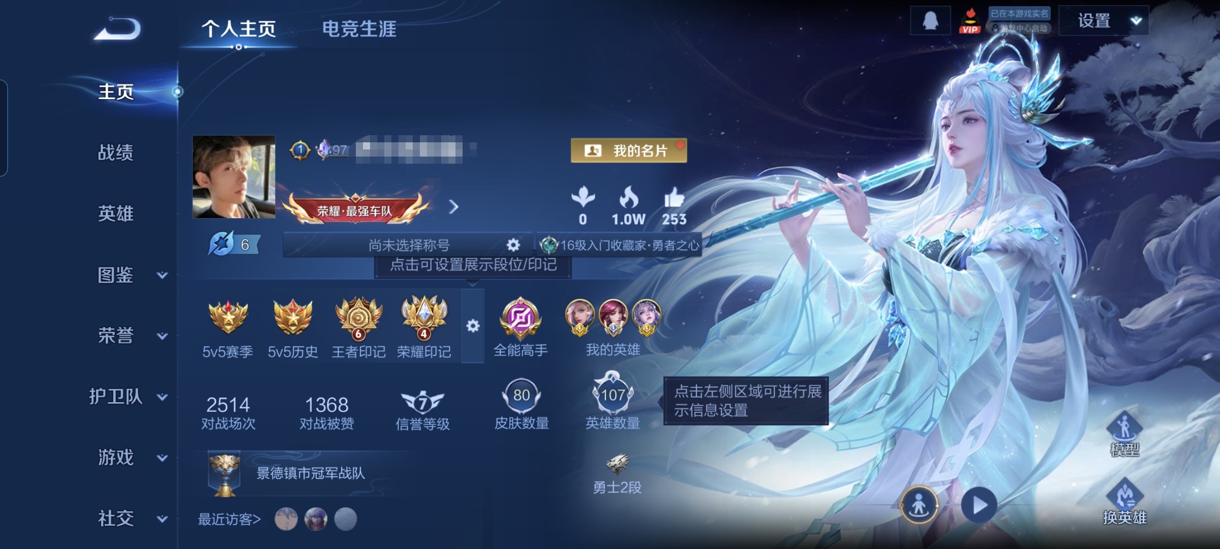 王者荣耀账号安卓QQMWZ104156【v6 6传说 1国标4金标 小国标伽罗10853战力 4金标1万战 露娜1006