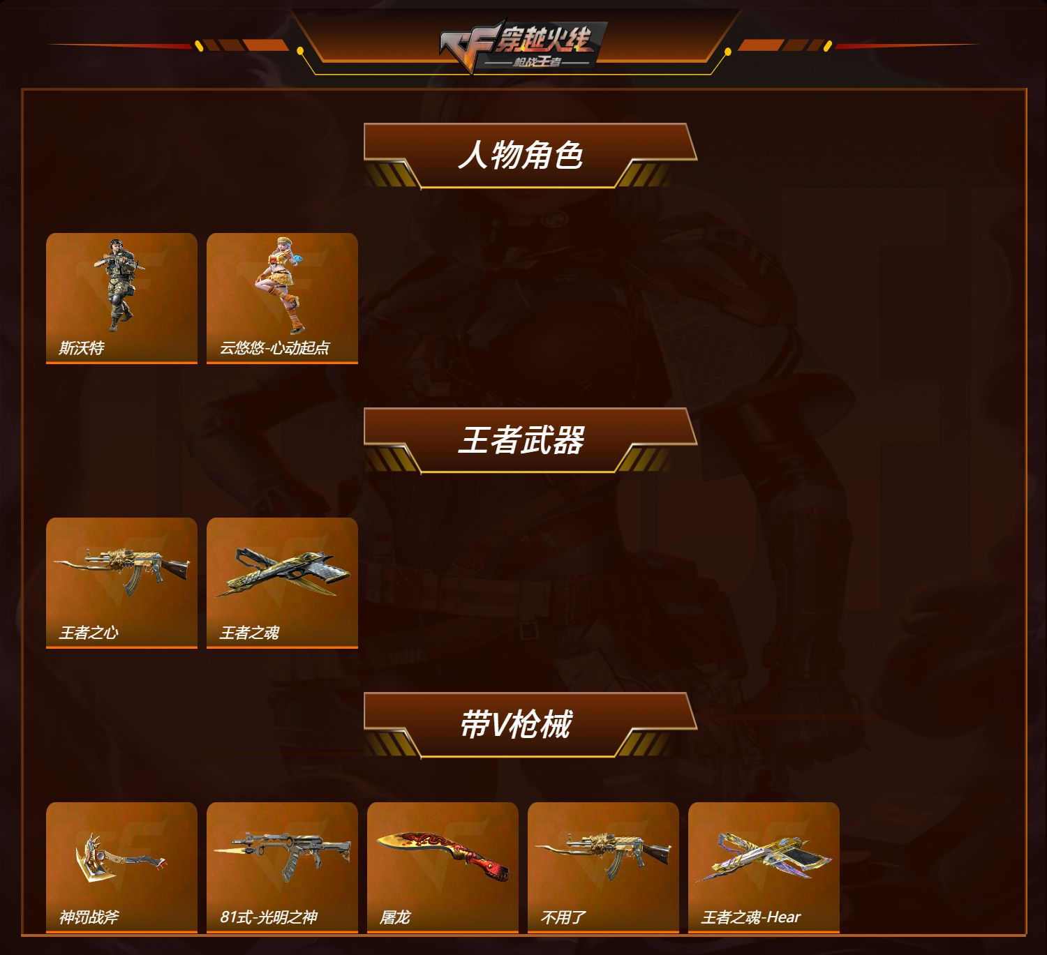 CFMQM364463枪战王者账号详情图2 CFMQM364463枪战王者账号详情图2