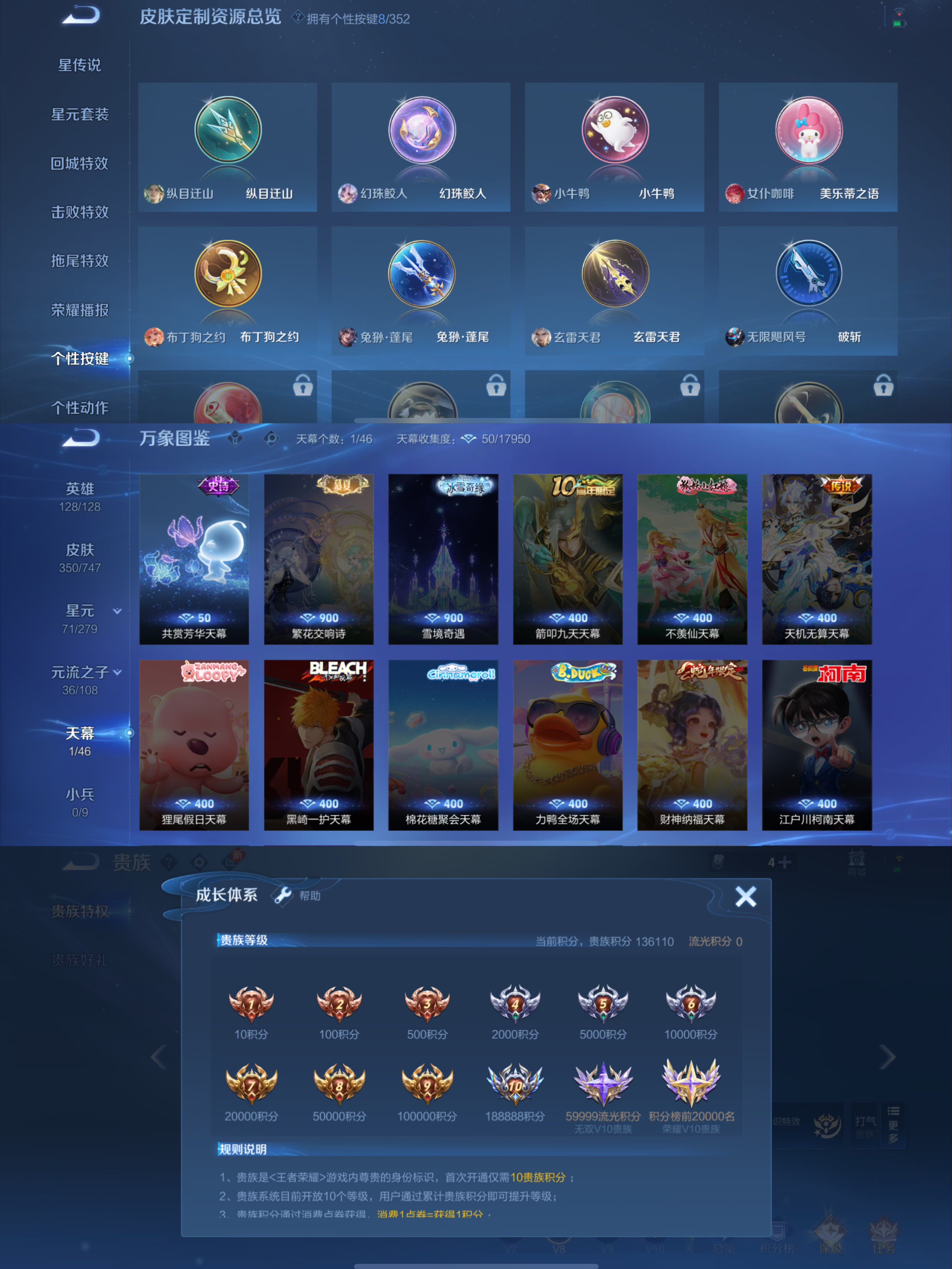 WZQM3445802王者荣耀账号详情图3