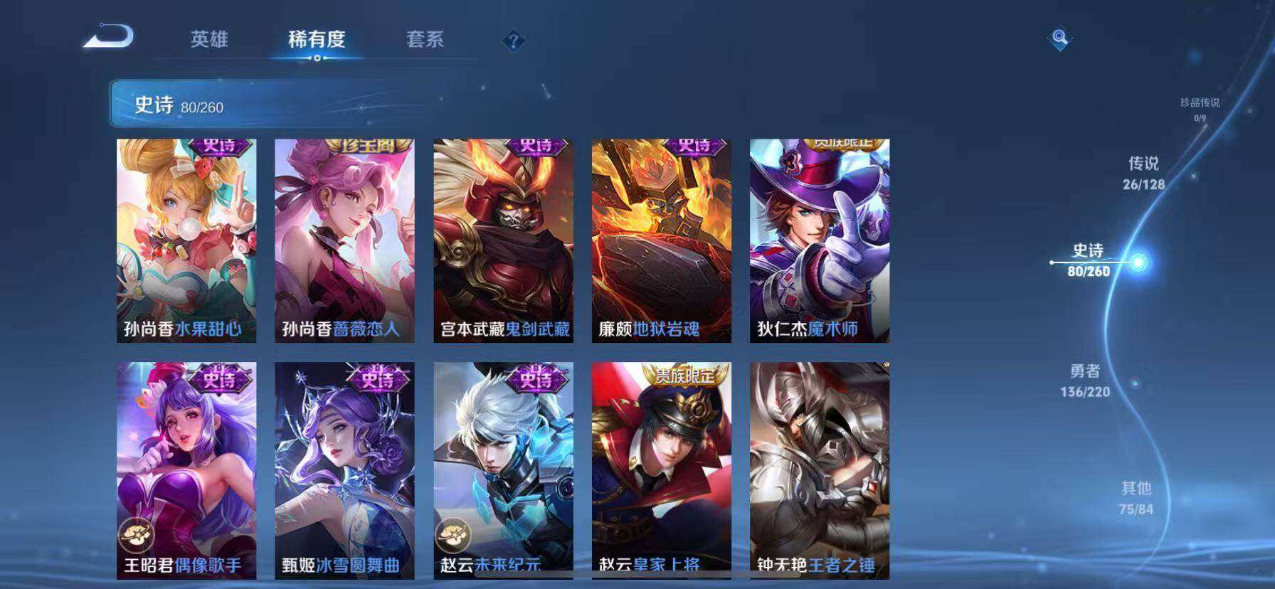 WZQM418030王者荣耀账号详情图5