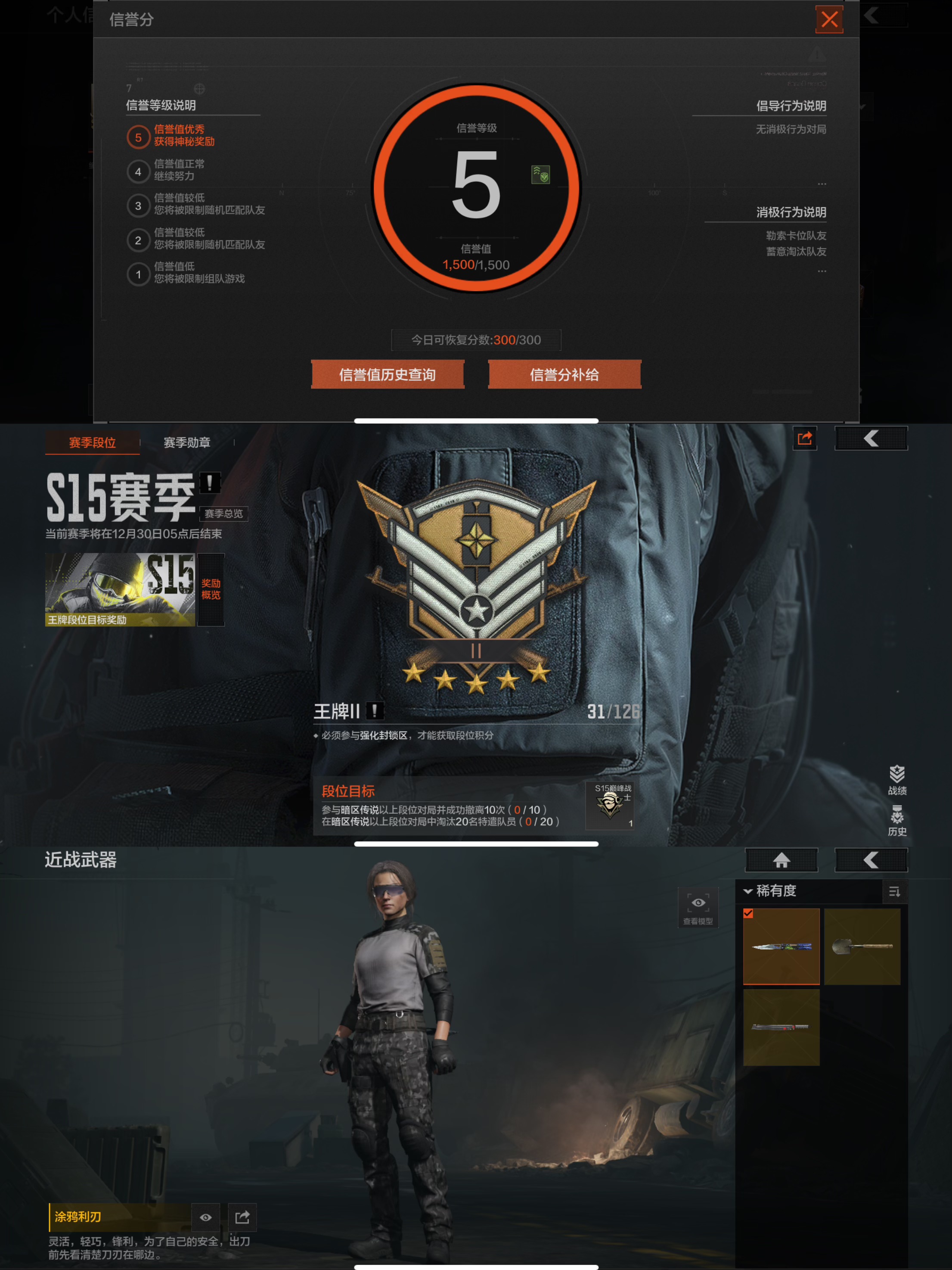 AQCMW320463暗区突围账号详情图2