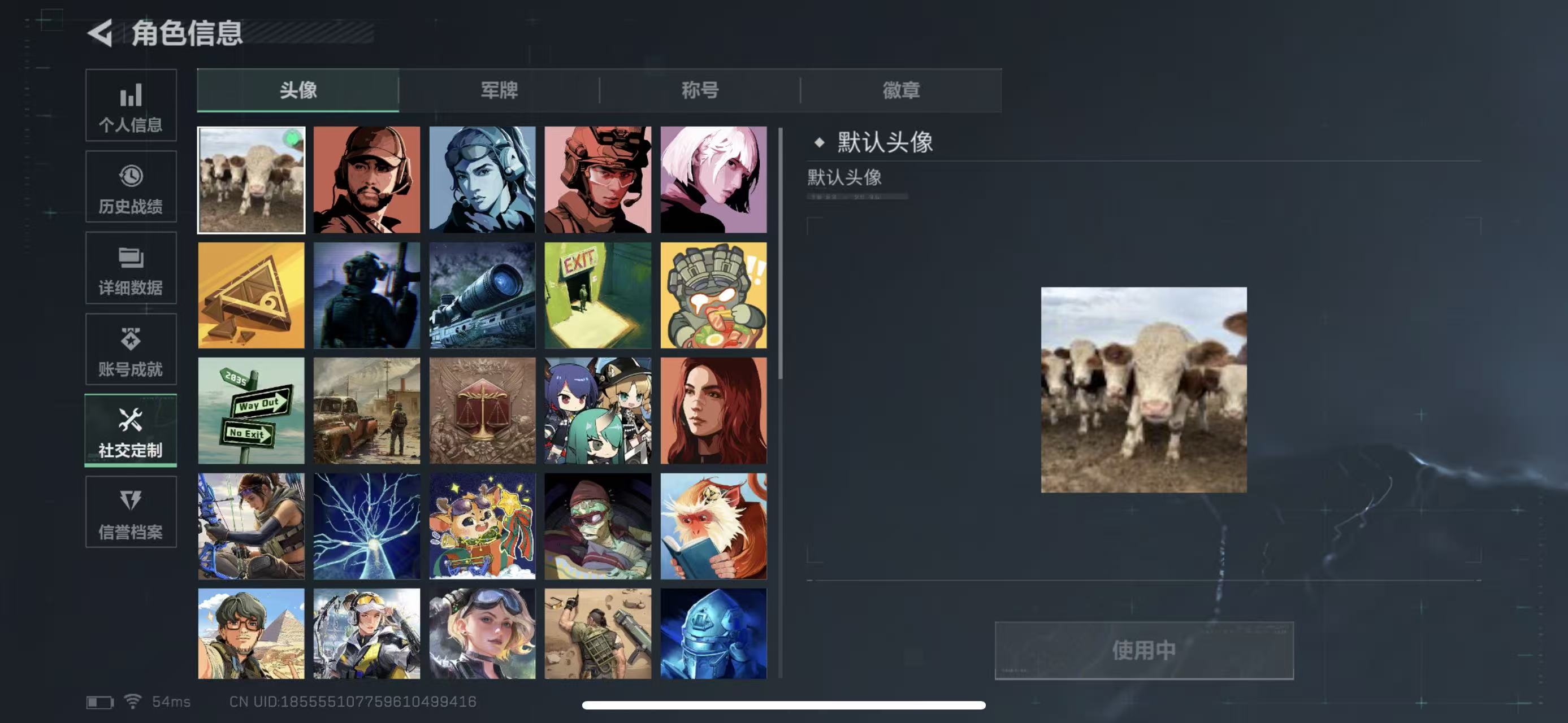 SJZQM397663三角洲行动账号详情图3