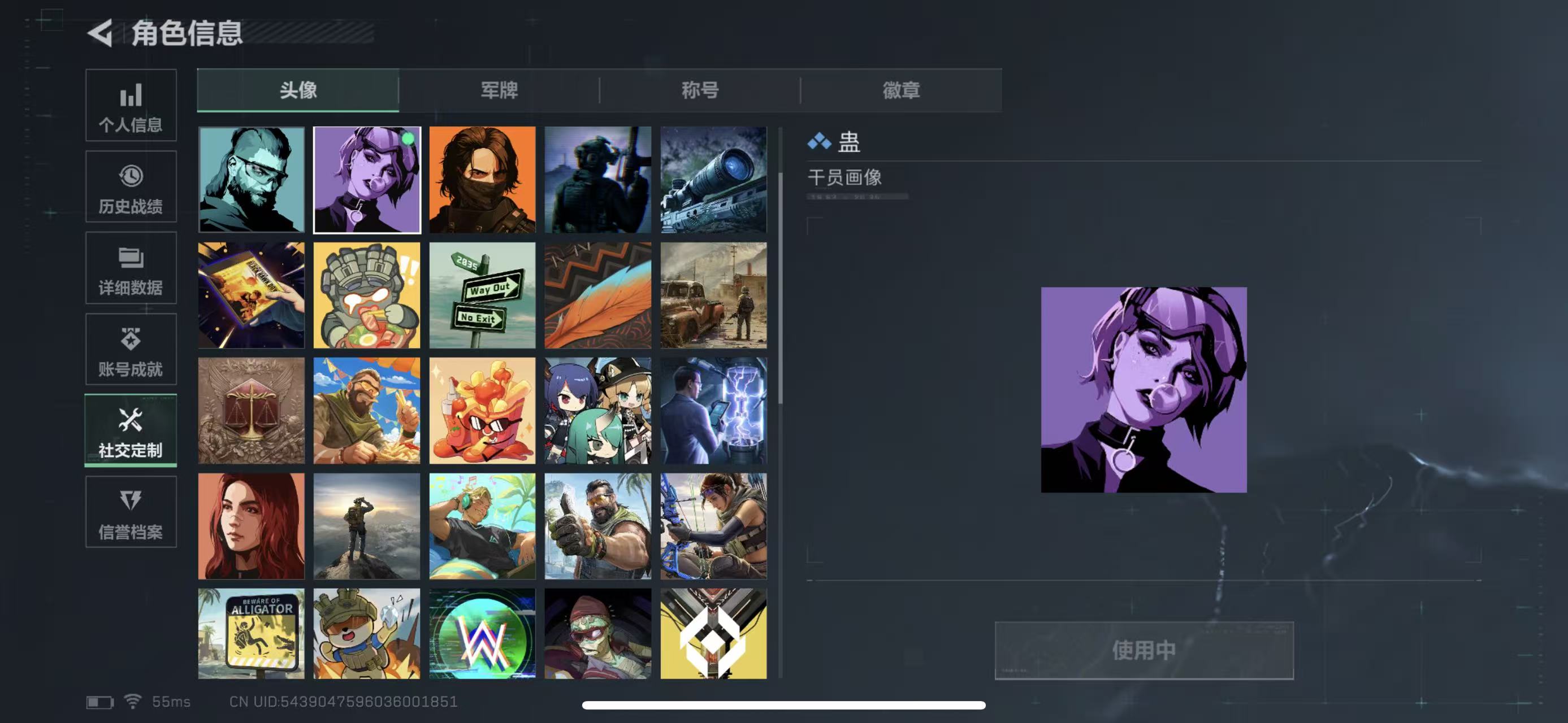 SJZCMW399563三角洲行动账号详情图2