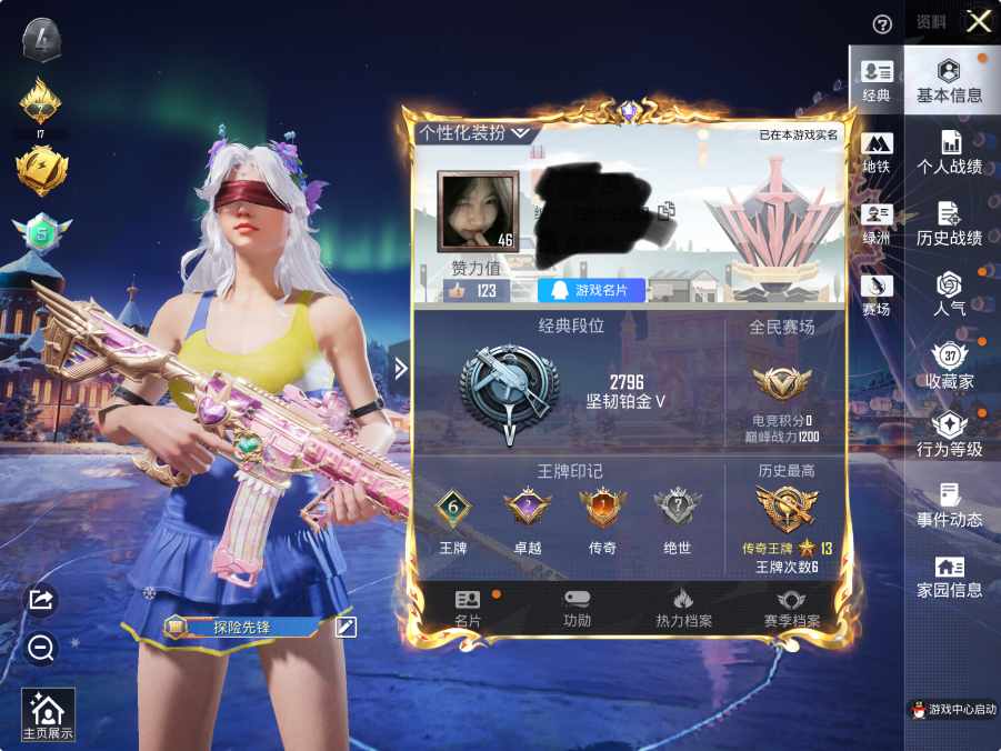 和平精英账号苹果QQ0载具-51套装-77枪皮-M苹果Q-2稀有8特效枪5热门51套装77枪皮 24659热力值 6印记