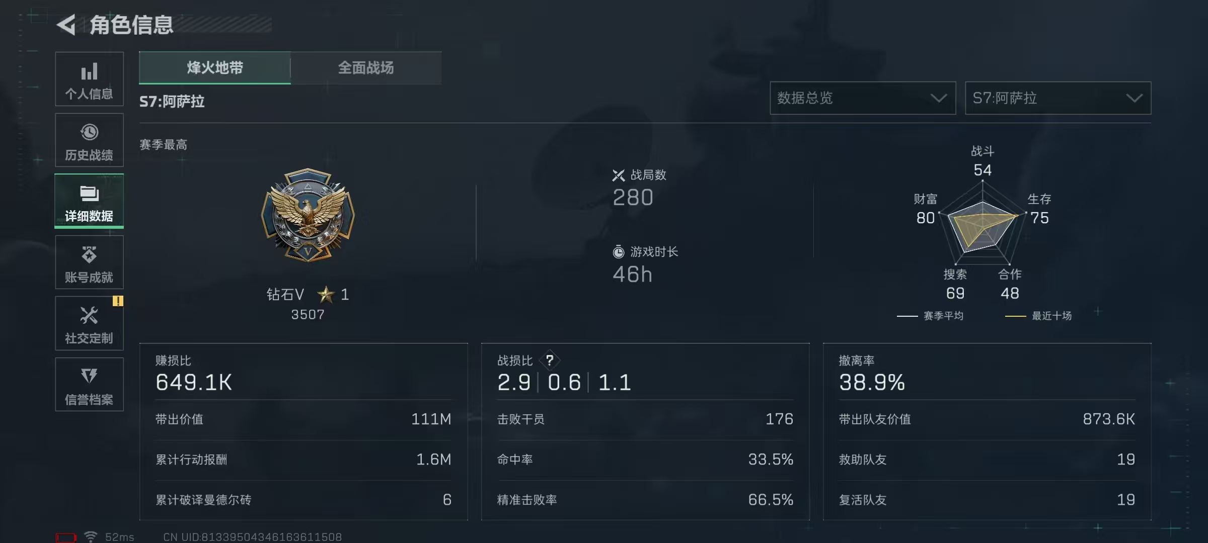 SJZCMW42159三角洲行动账号详情图2 SJZCMW42159三角洲行动账号详情图2