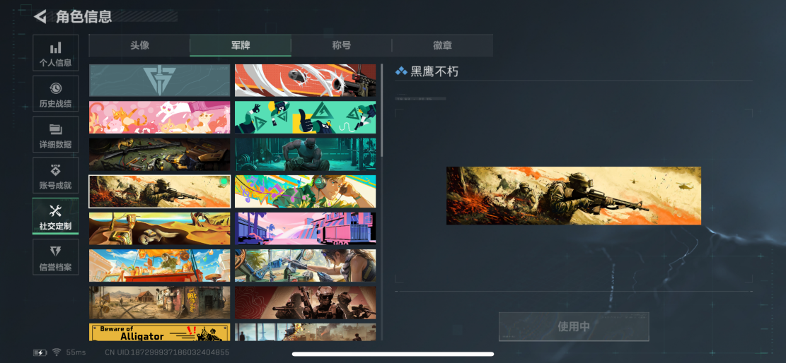 SJZCMW3101767三角洲行动账号详情图3