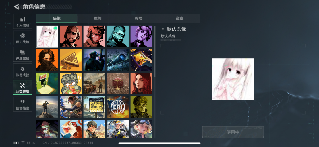 SJZCMW3101767三角洲行动账号详情图2