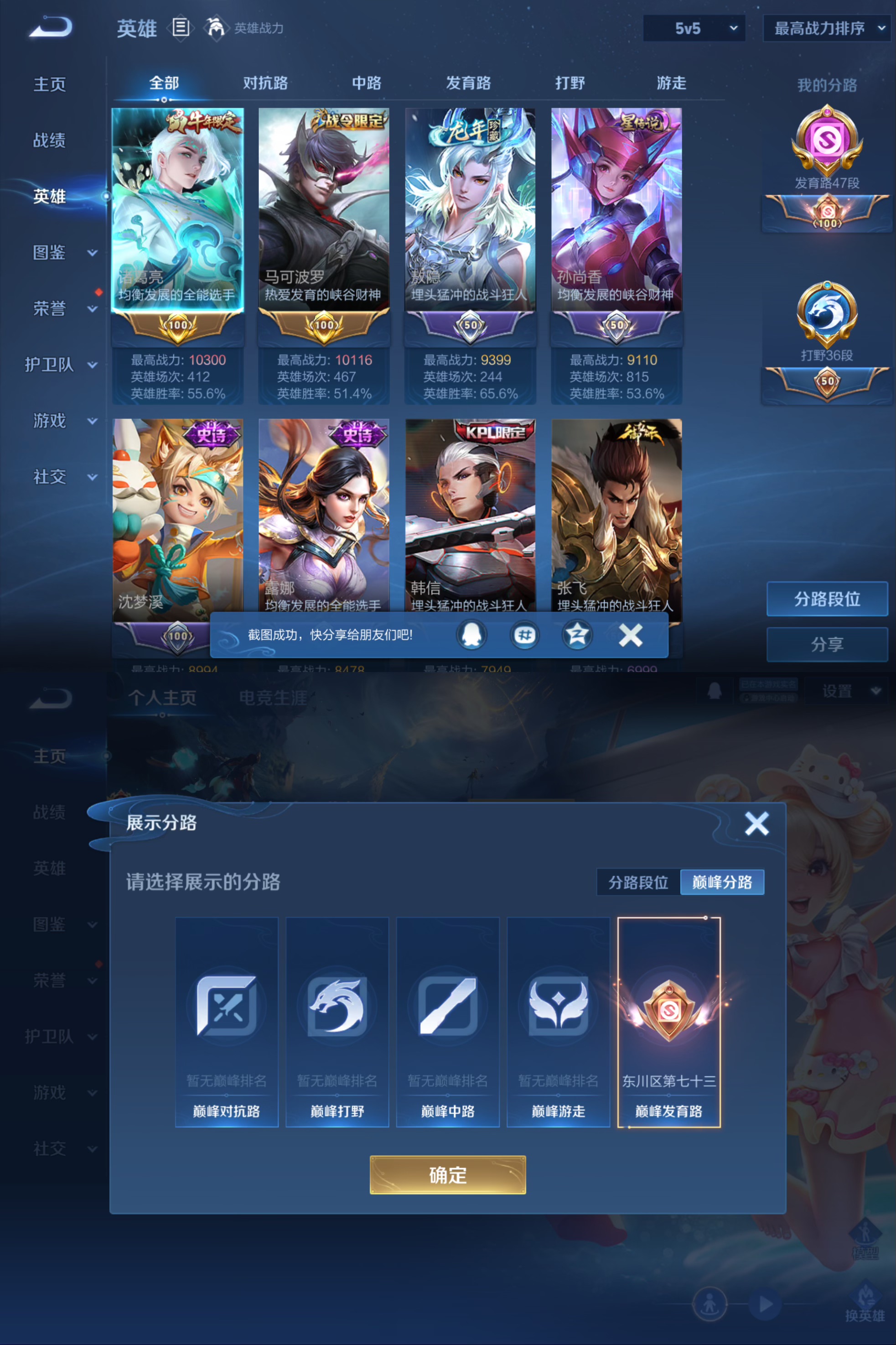 WZQM3483901王者荣耀账号详情图7