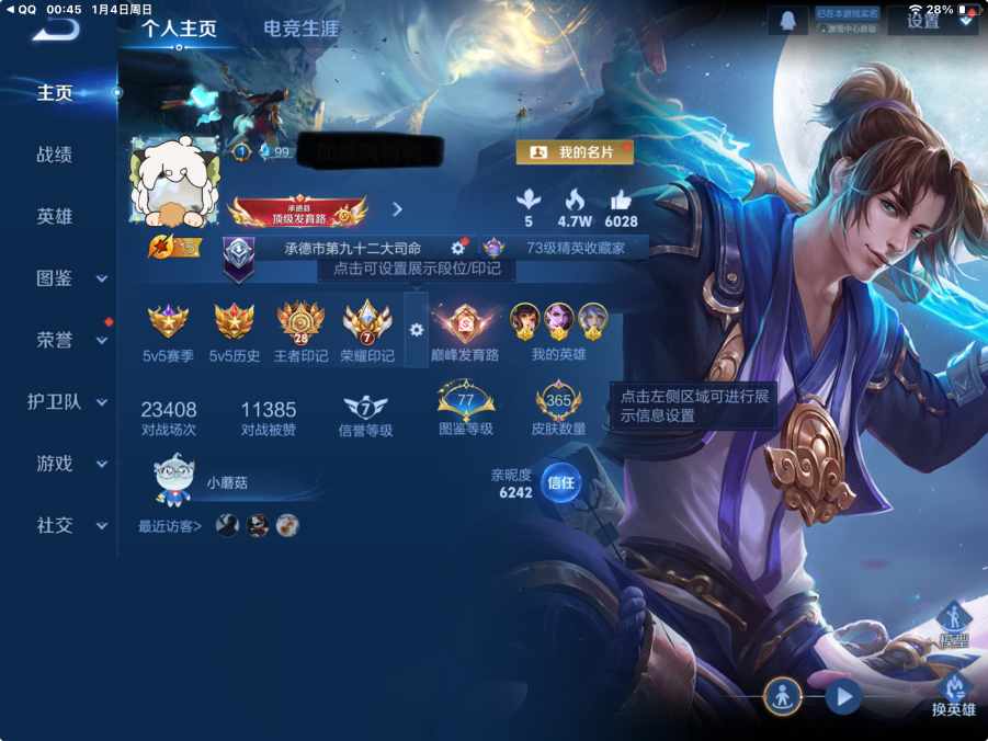 王者荣耀账号苹果QQMWZ104356【365皮肤 9金标！2典藏1个未兑换 4传说  V7 】苹果Q-365皮肤-12