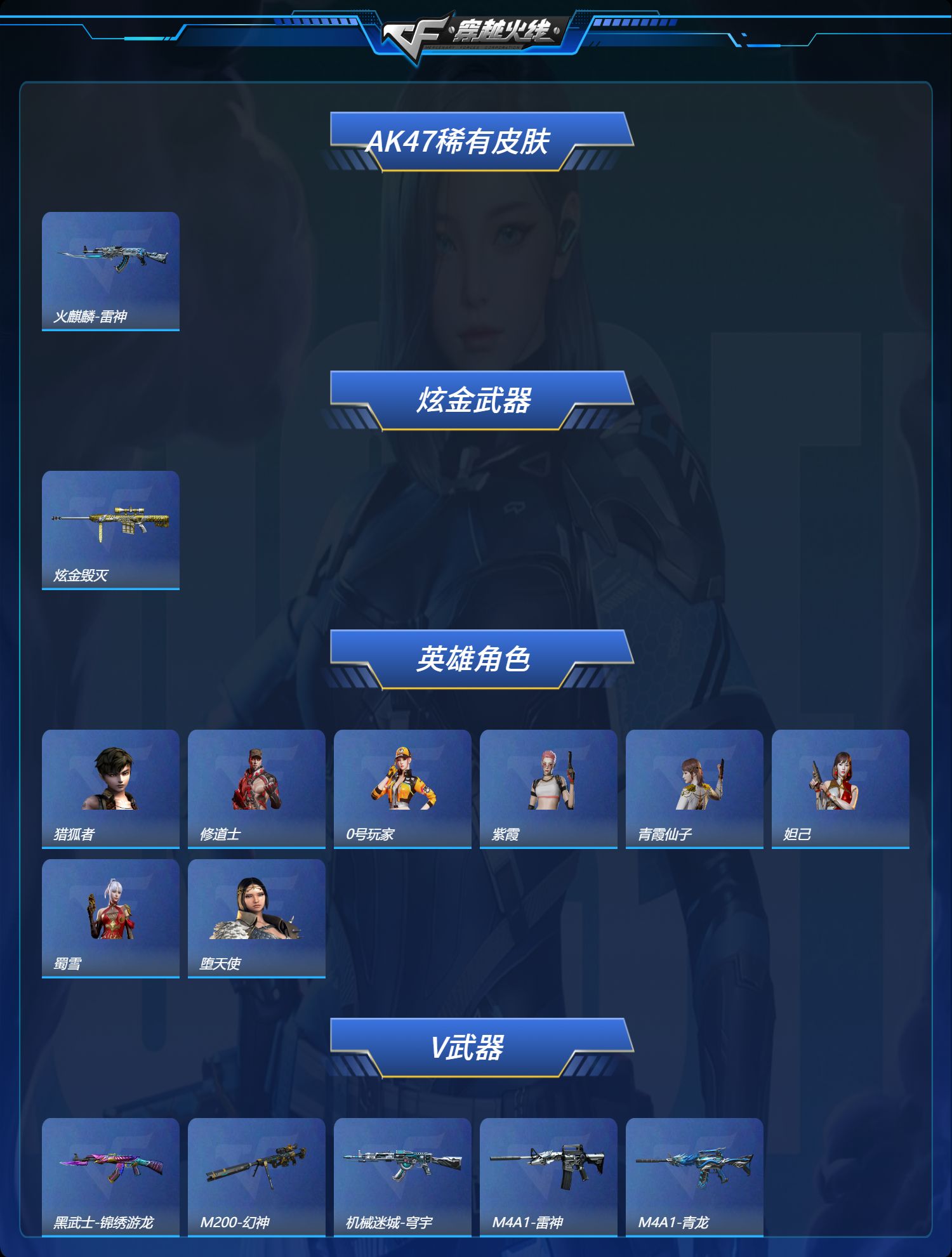 CFCMW424500穿越火线账号详情图2