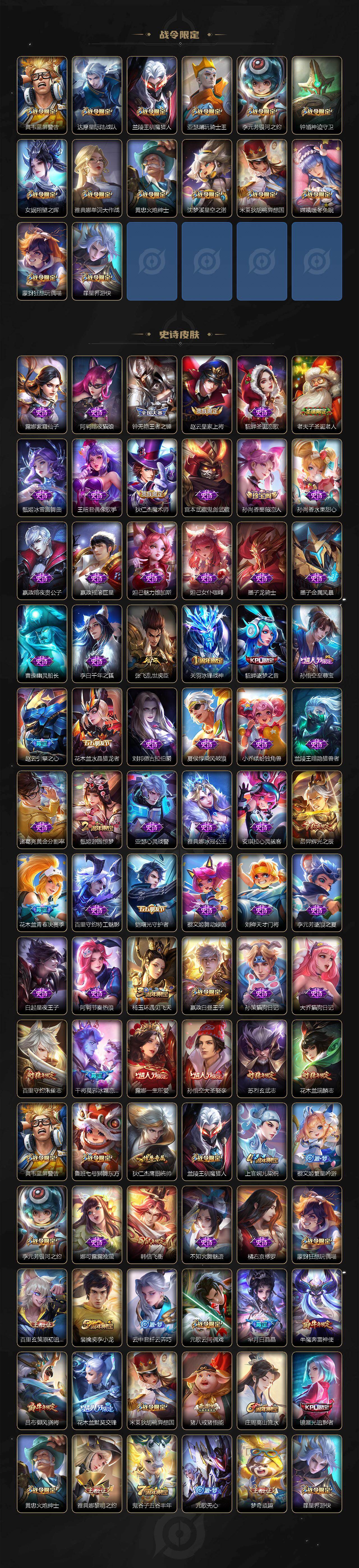 WZQM442718王者荣耀账号详情图6 WZQM442718王者荣耀账号详情图6