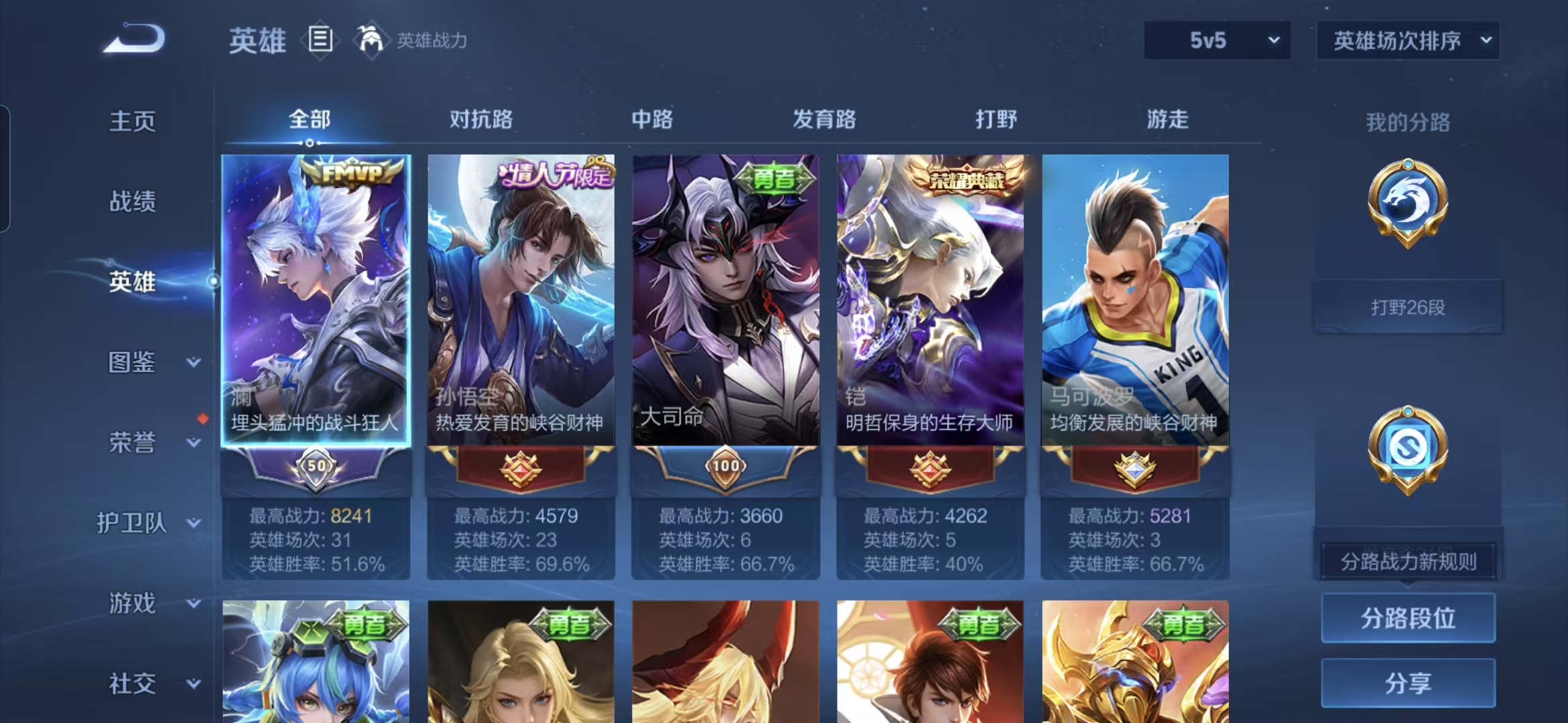 WZQM467311王者荣耀账号详情图3