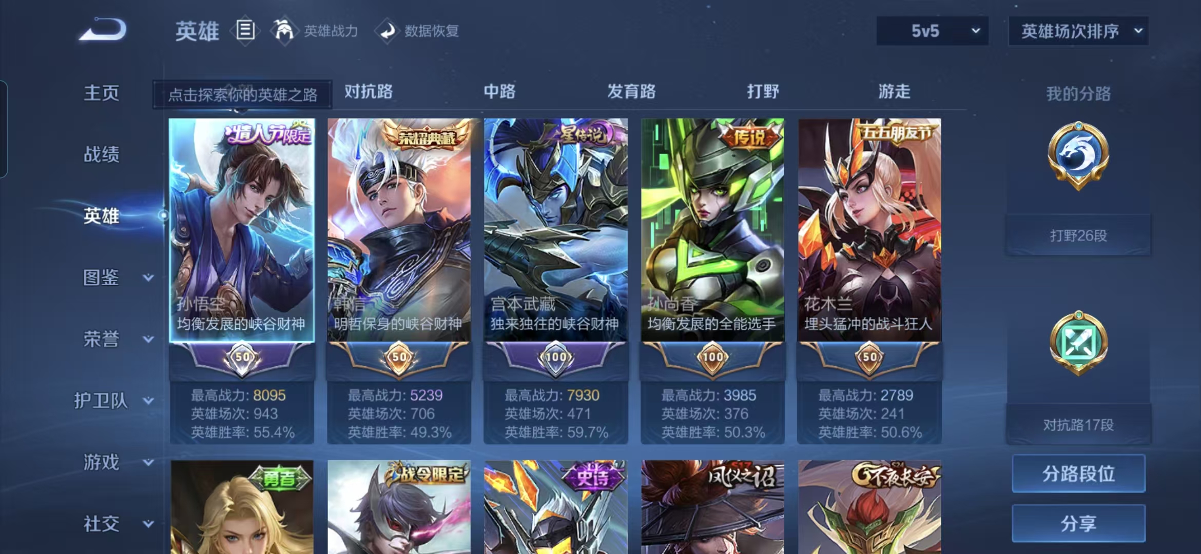 WZCMW488722王者荣耀账号详情图2