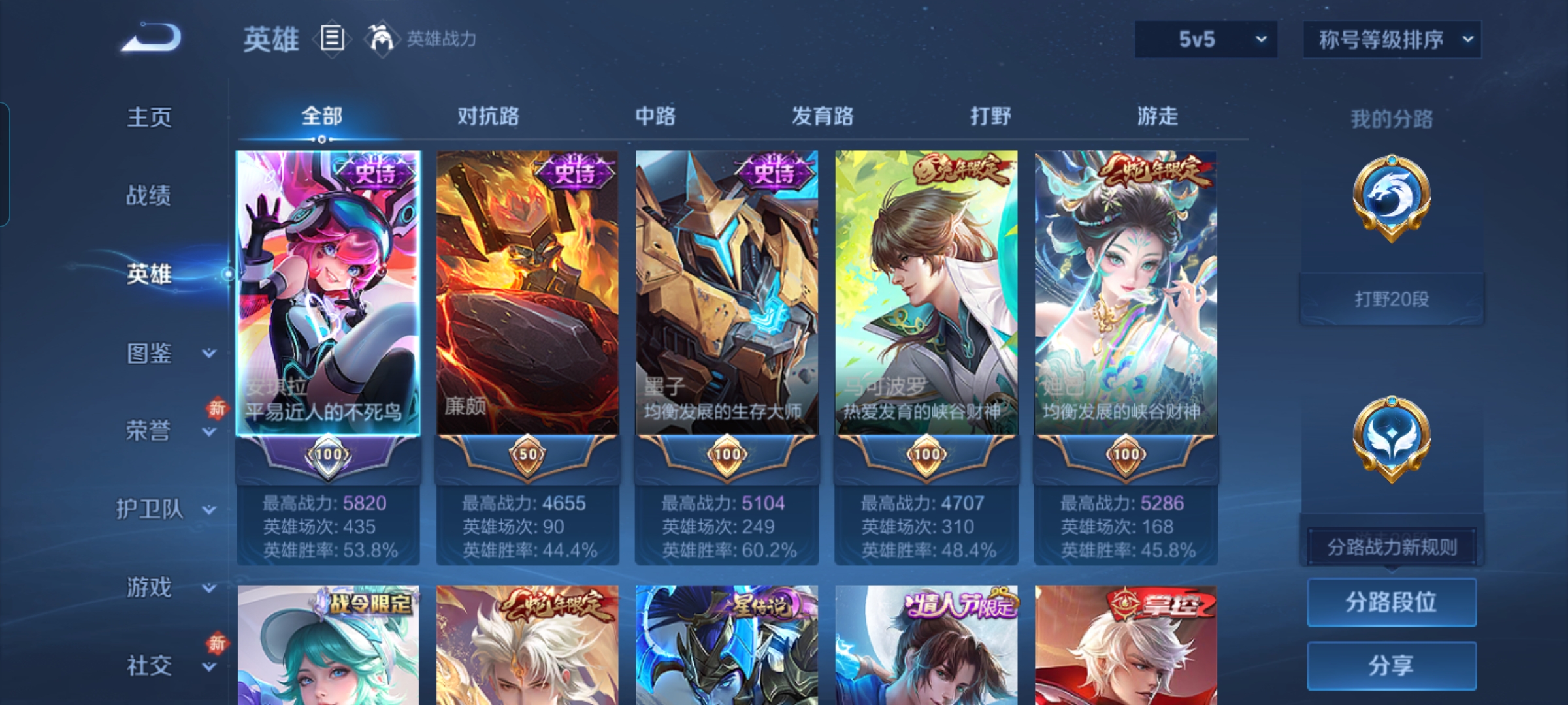 WZQM482086王者荣耀账号详情图3