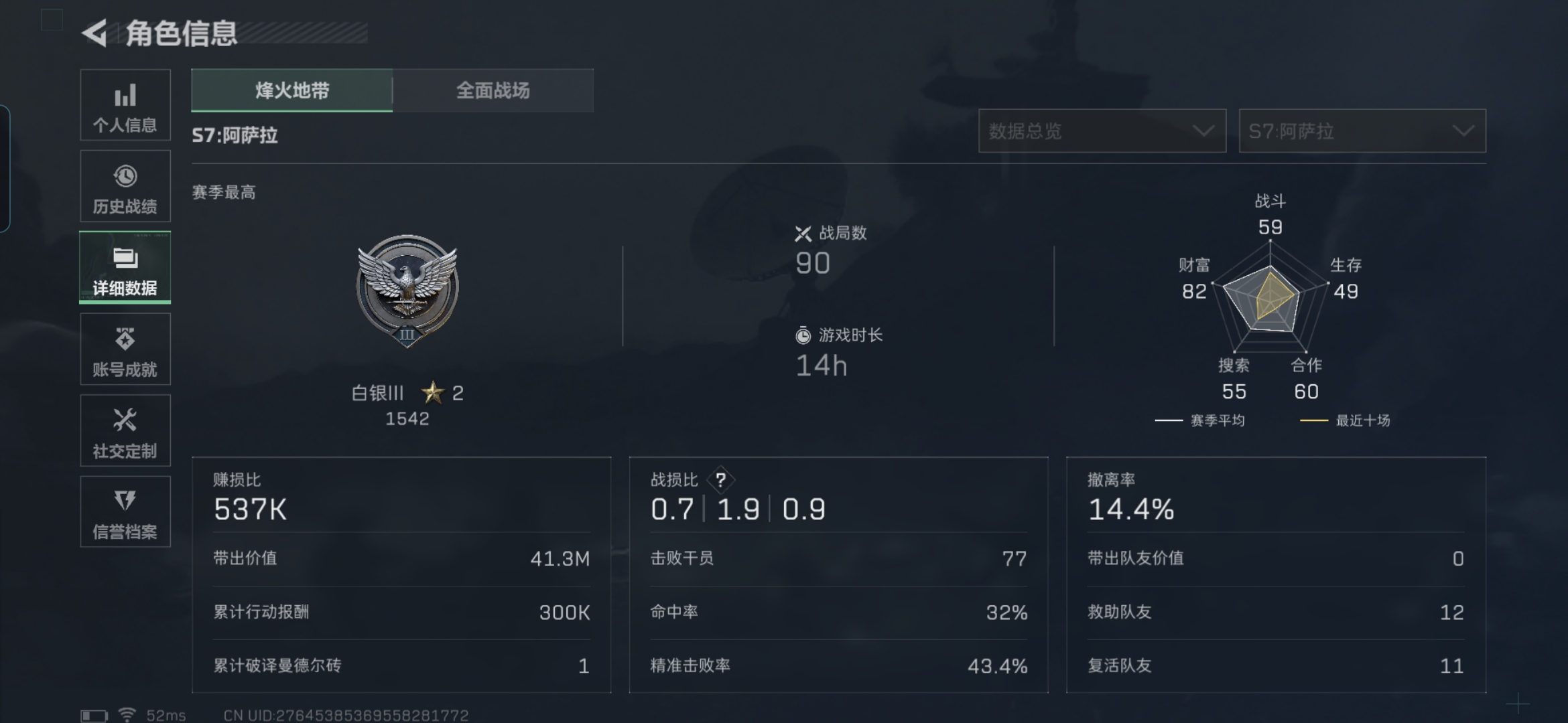 SJZCMW429033三角洲行动账号详情图5