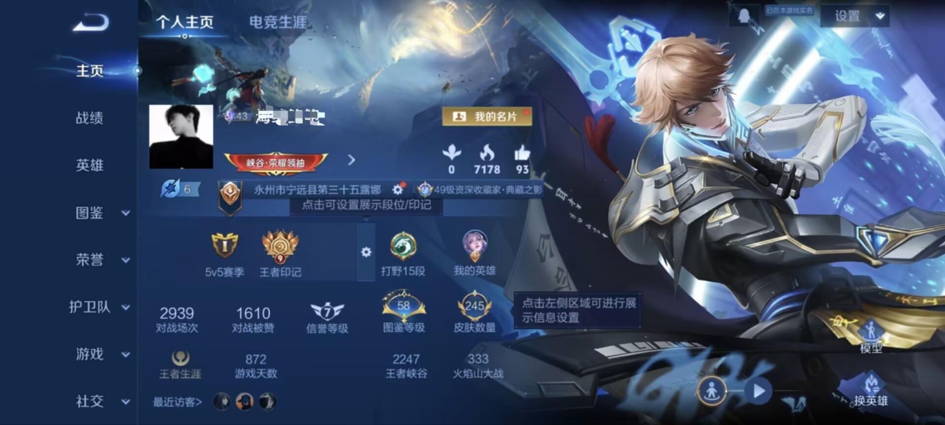 王者荣耀账号安卓QQMWZ105008【极品一体号V7 3典藏 11传说 1星传说吃鸡 109套装 152枪皮 4粉装 