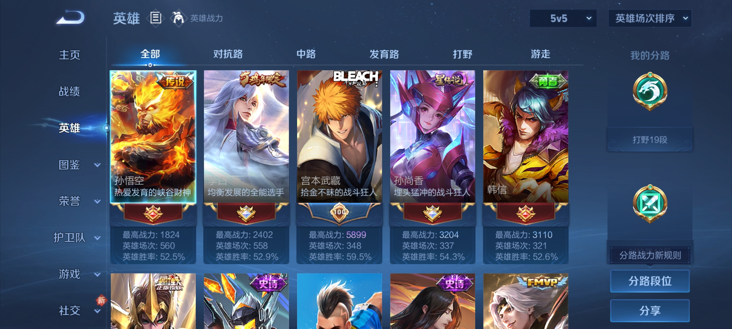 WZCMW4140523王者荣耀账号详情图6