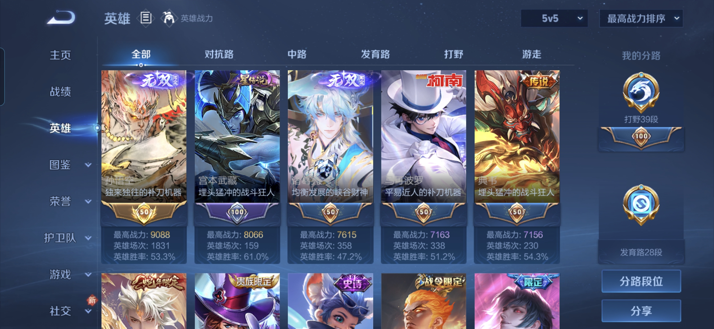 WZCMW4140058王者荣耀账号详情图2