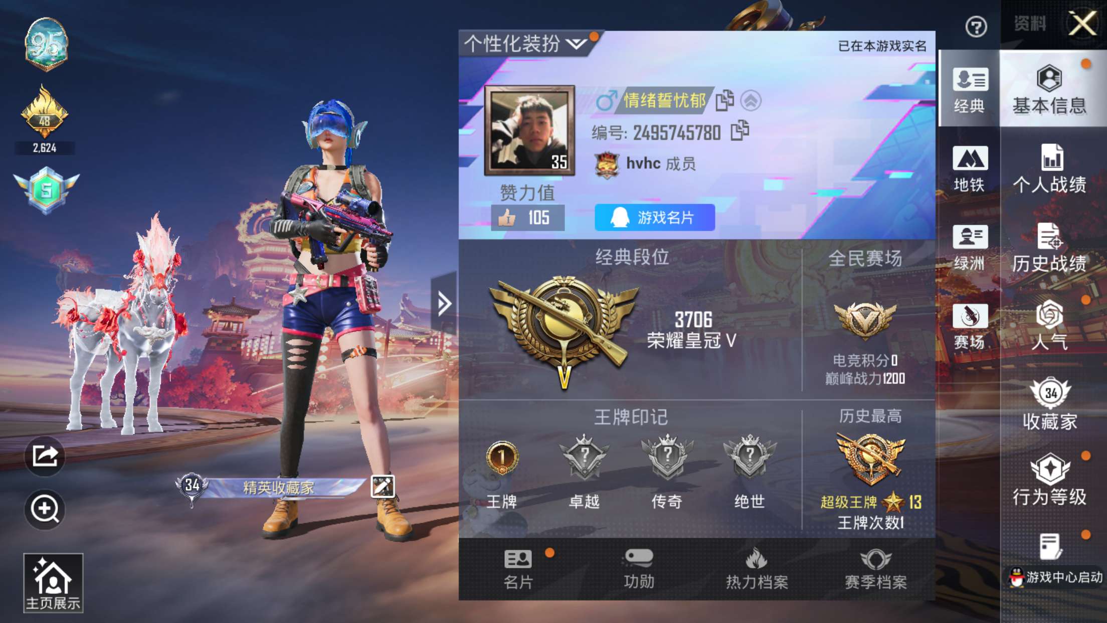 HPQM479957和平精英账号详情图2