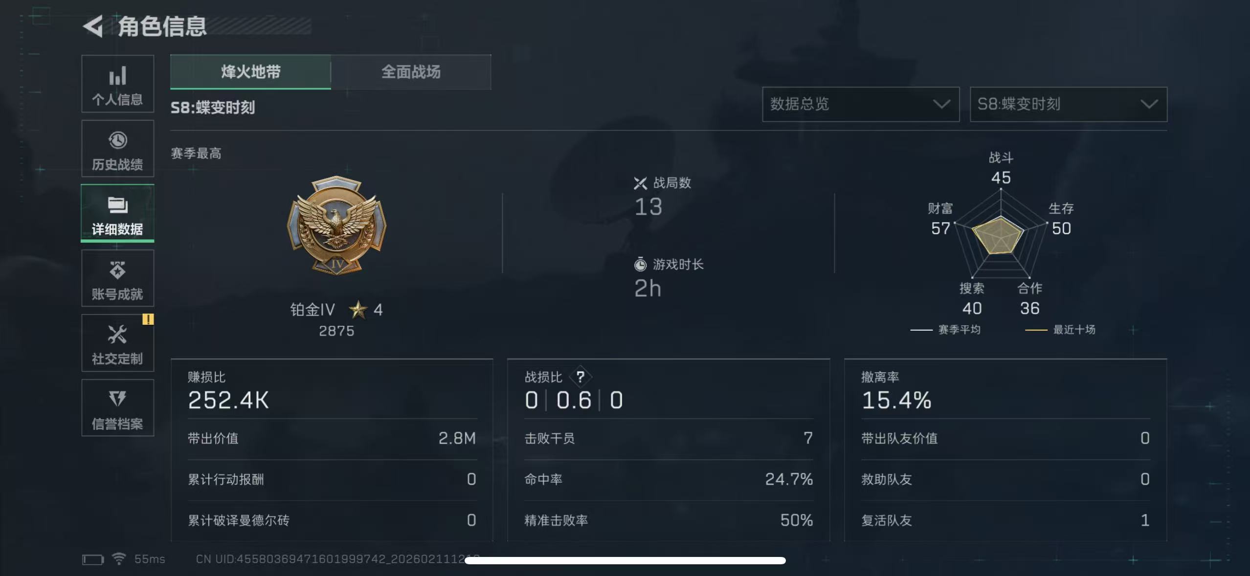 SJZCMW441739三角洲行动账号详情图2