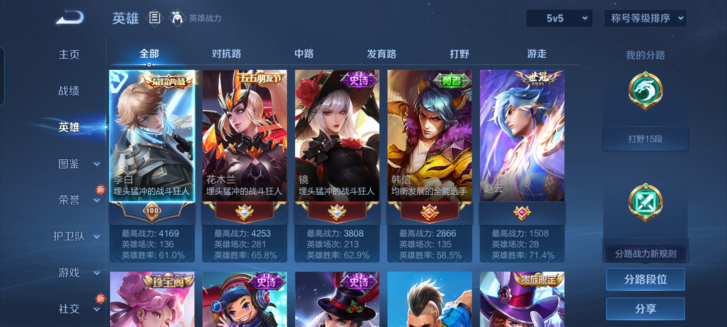 WZCMW4157586王者荣耀账号详情图2