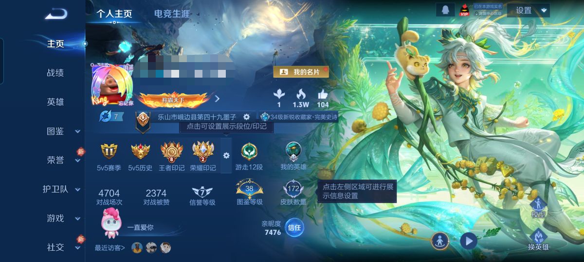 王者荣耀账号安卓QQ126英雄-172皮肤-MWZ【172皮肤V5 6传说 1星传说 幽冥之眼】安卓Q-172皮肤-12