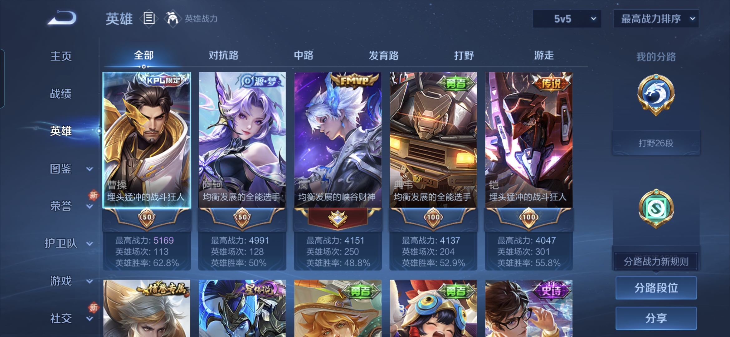 WZCMW4180112王者荣耀账号详情图2