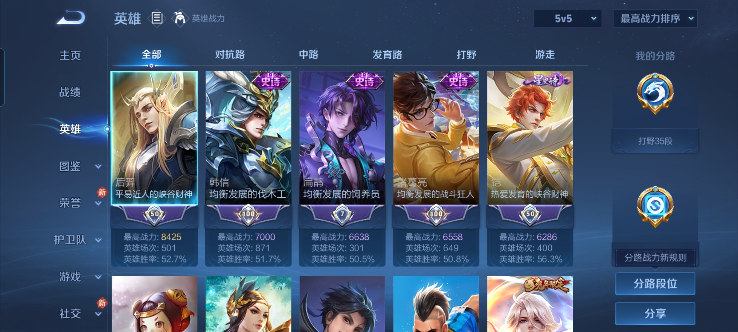 WZQM4196727王者荣耀账号详情图3