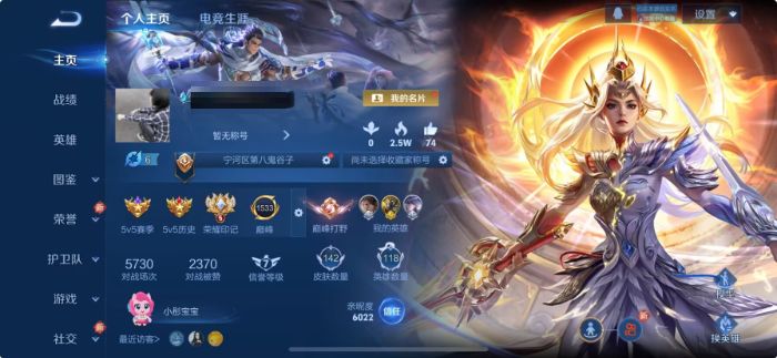 王者荣耀账号苹果QQWLWZ1122【精品果Q推荐·可二次·九霄神辉·续相思·霜月吟】苹果Q-142皮肤-118英雄-1