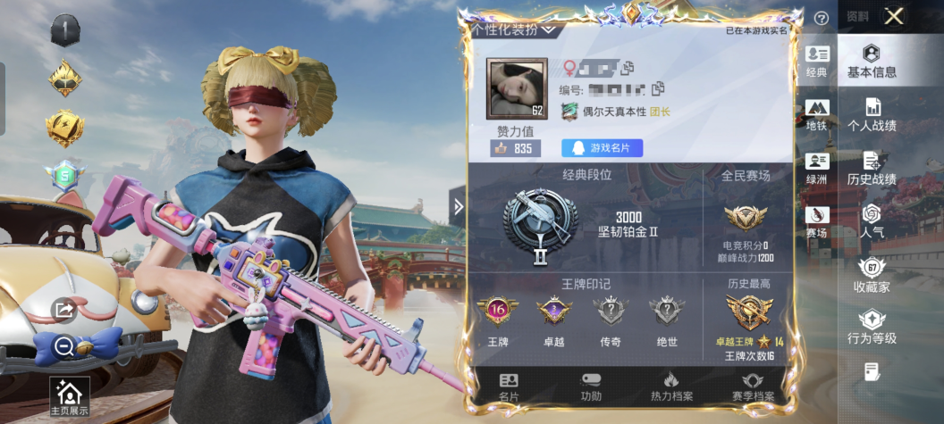 HPCMW4136950和平精英账号详情图2