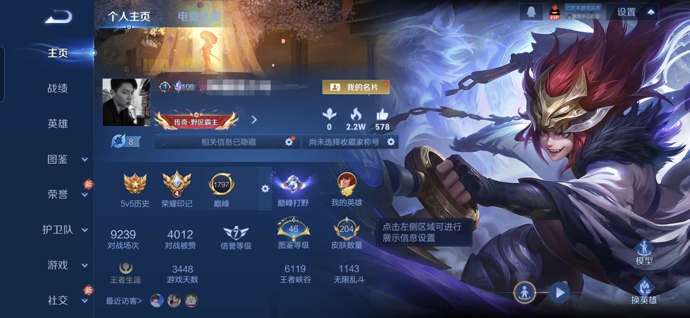 王者荣耀账号安卓QQMWZ105605【V7 3珍品怪盗基德 7传说 2星传说 11163金标斐擒虎 至尊宝】安卓Q-2