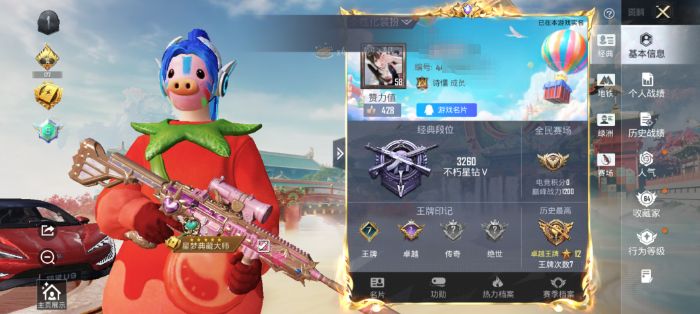 和平精英账号安卓QQM1047289【身法号1载具-8粉装-7特效枪梦幻火箭 猪脸 番茄套 7级风花雪月 7级梦之光华】