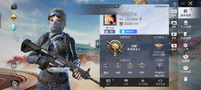 和平精英账号安卓QQM1047305有二次【5特效枪 都市猎人】安卓手Q-5特效枪-15套装-31枪皮-0王牌印记-英勇