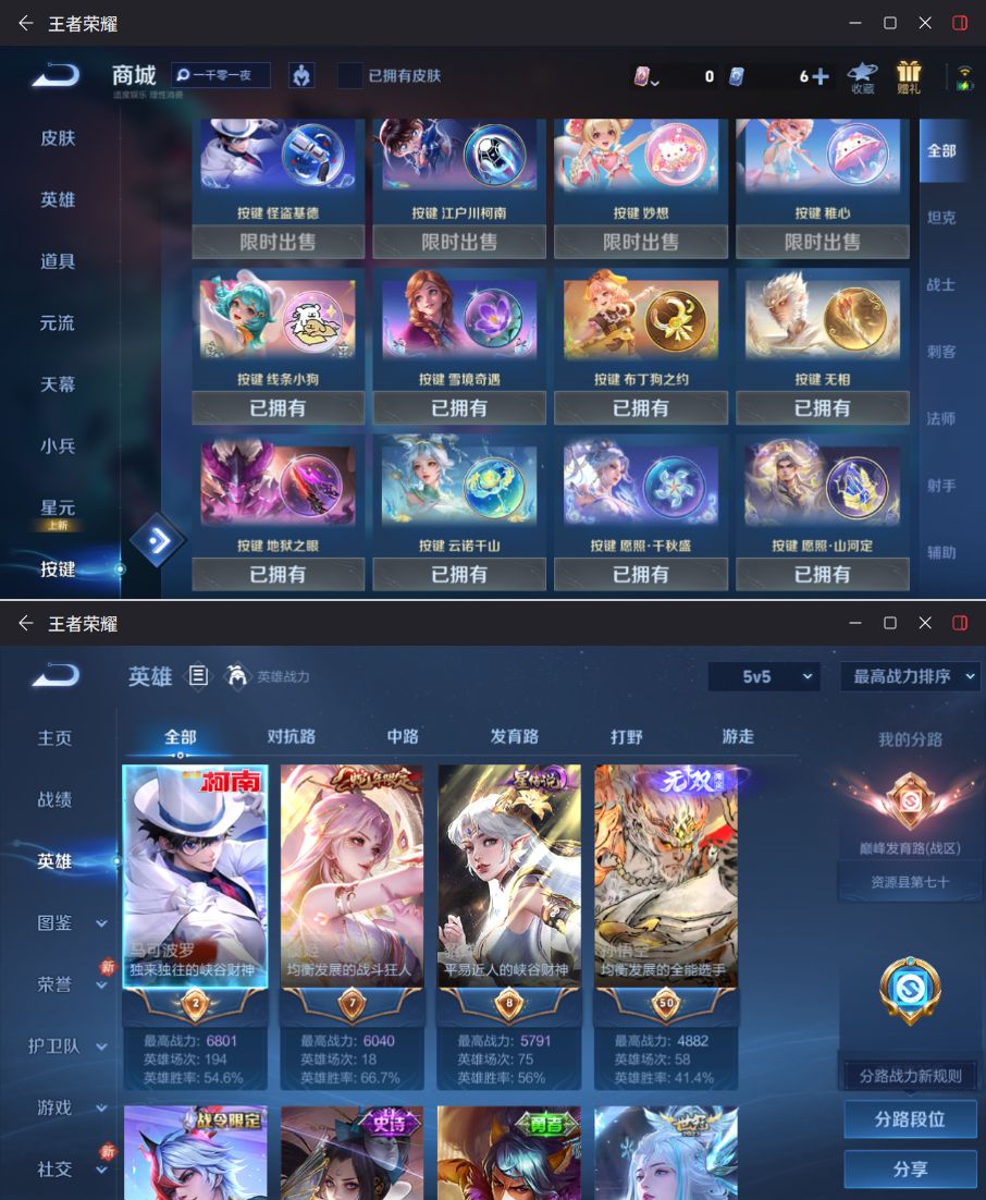 WZQM4269441王者荣耀账号详情图5