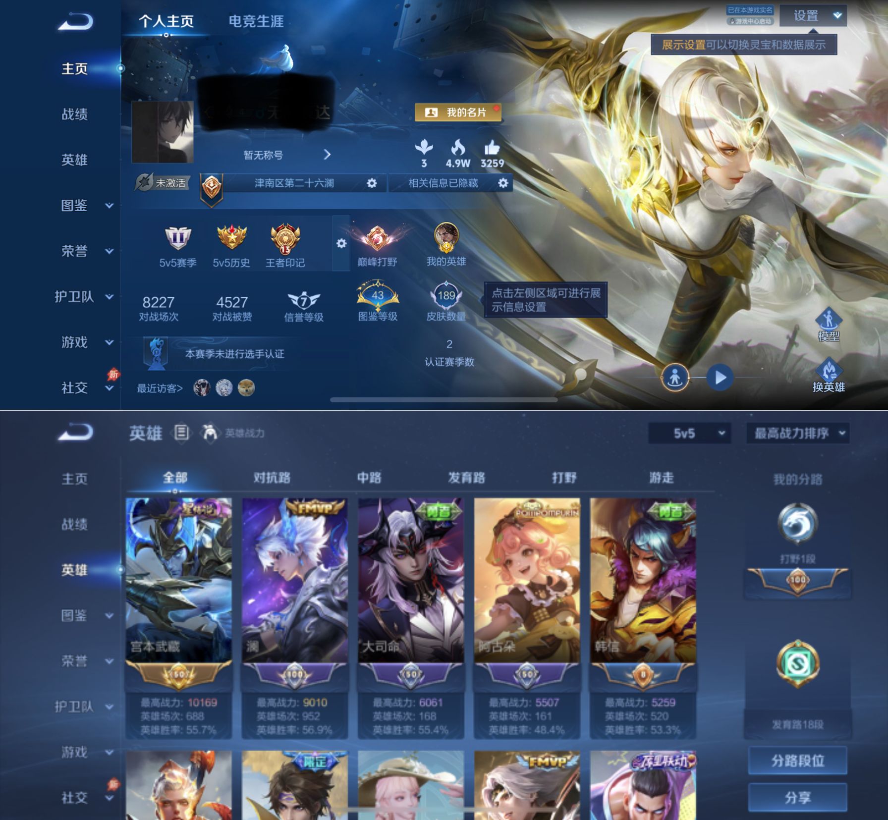 WZQM4289275王者荣耀账号详情图4