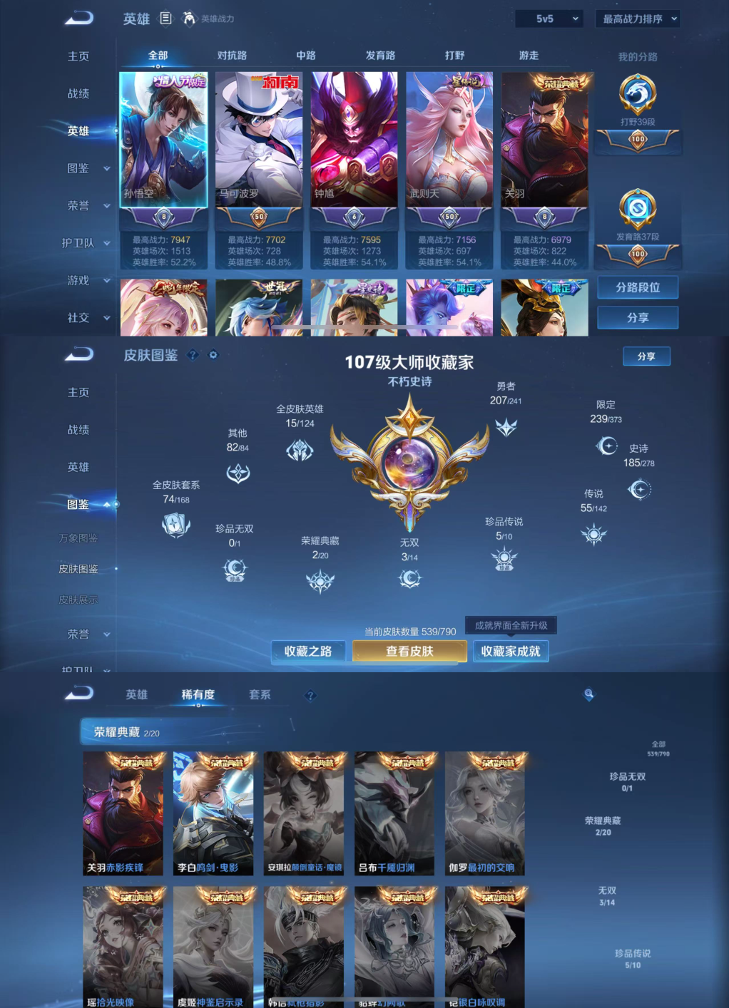 WZQM4328490王者荣耀账号详情图3