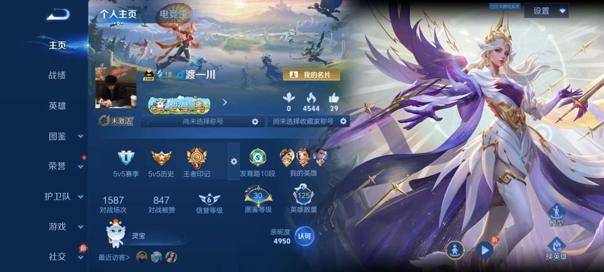 WZQM4334061王者荣耀账号详情图2