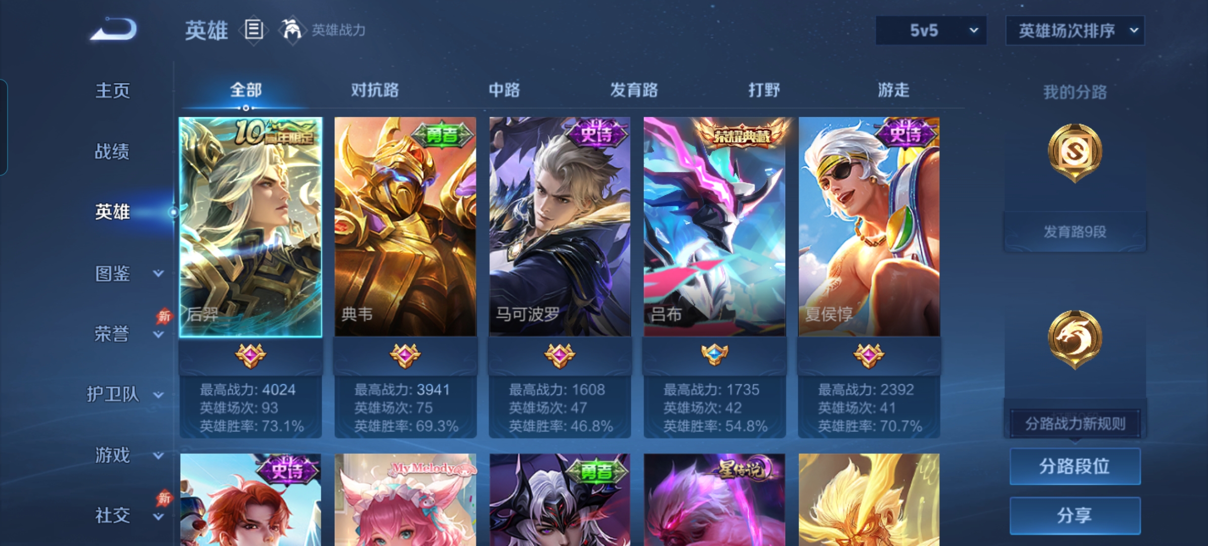WZQM4345653王者荣耀账号详情图3