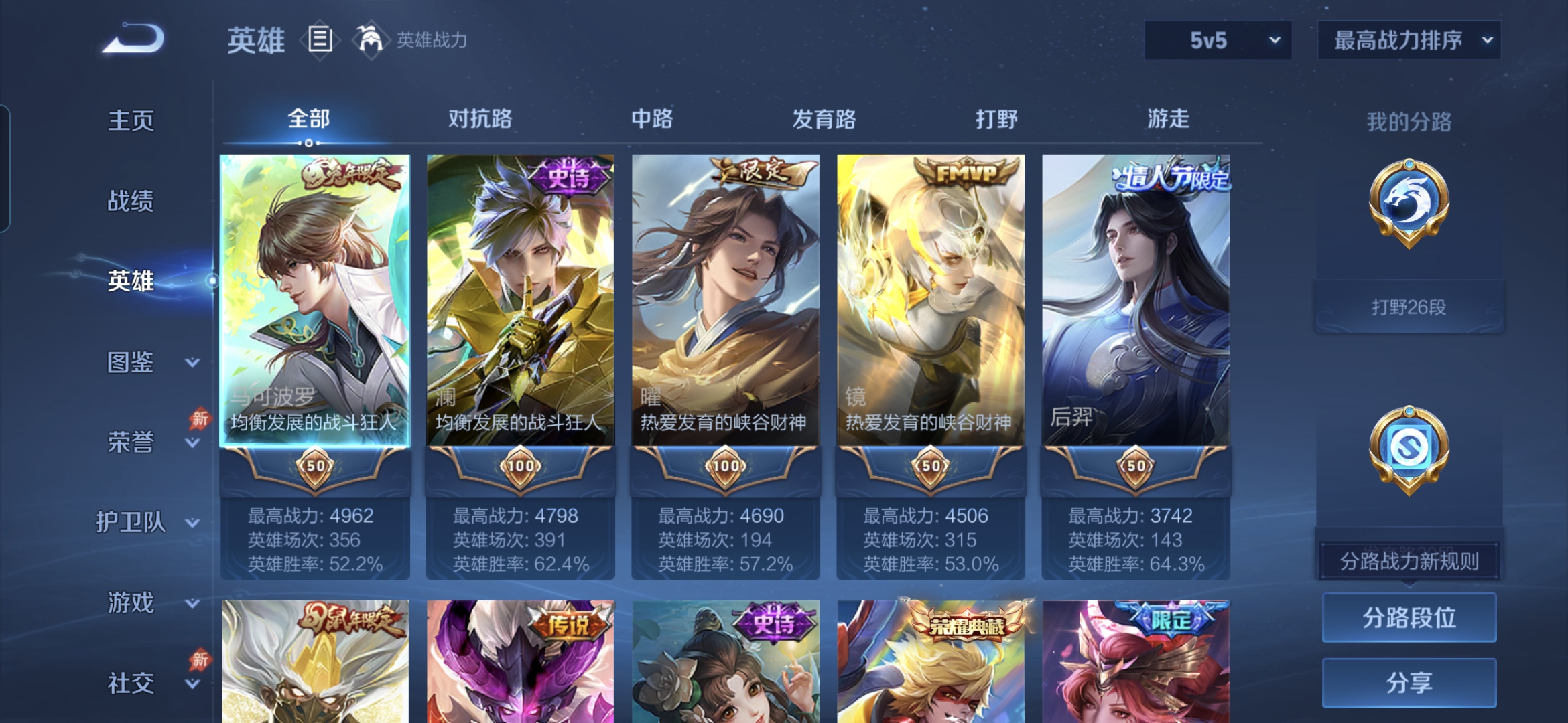 WZQM4374979王者荣耀账号详情图3