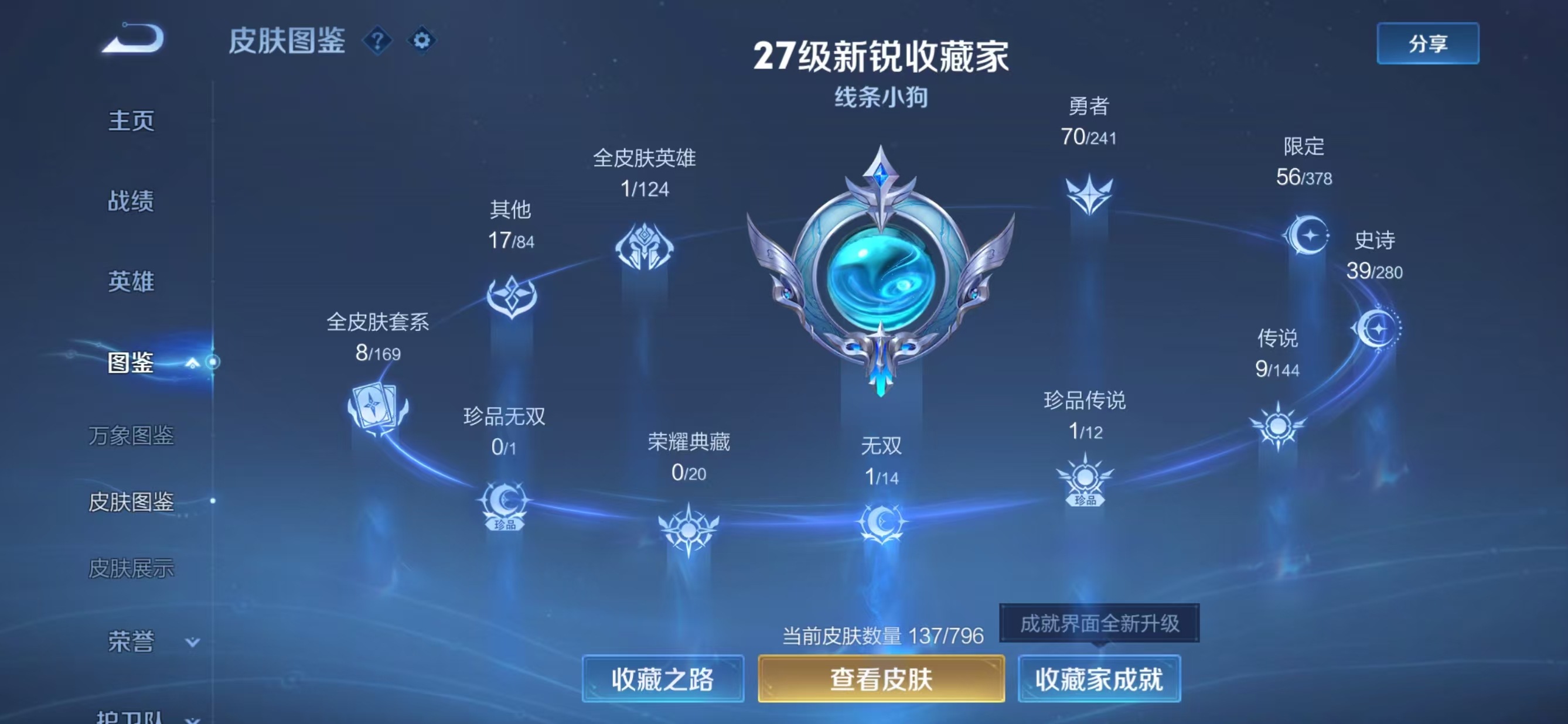 WZQM4377985王者荣耀账号详情图4