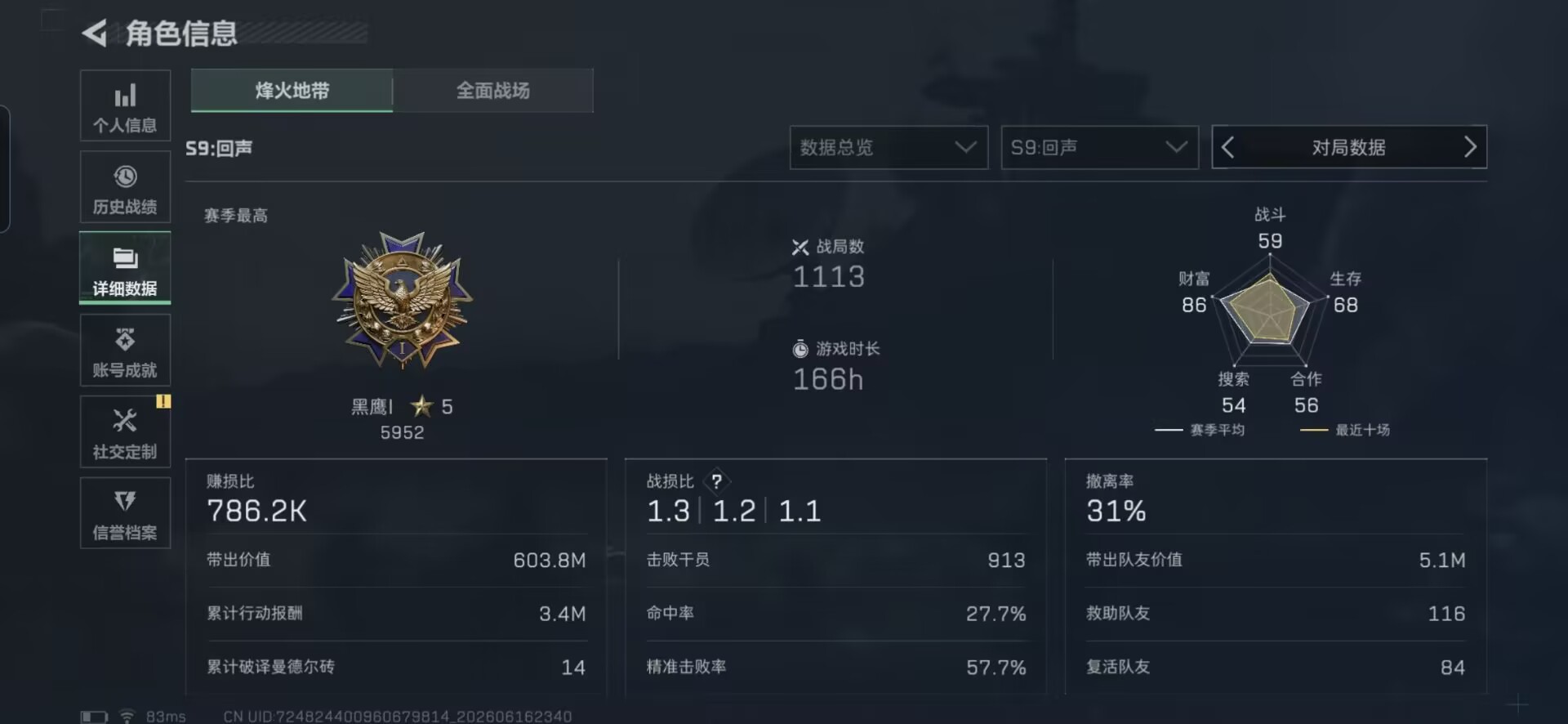 SJZQM4160767三角洲行动账号详情图11 SJZQM4160767三角洲行动账号详情图11