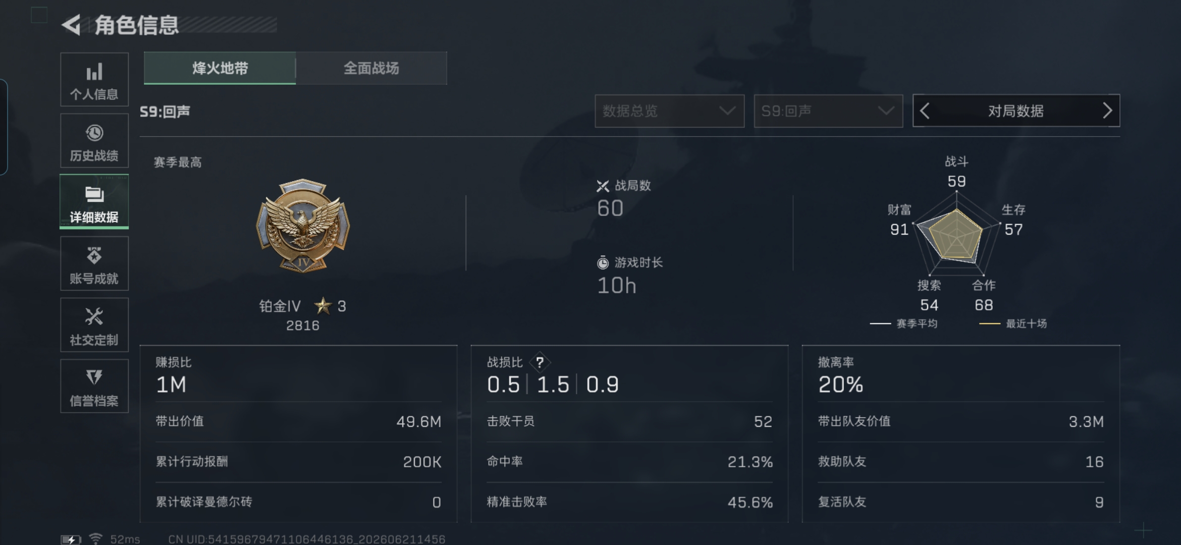 SJZQM4165844三角洲行动账号详情图4 SJZQM4165844三角洲行动账号详情图4